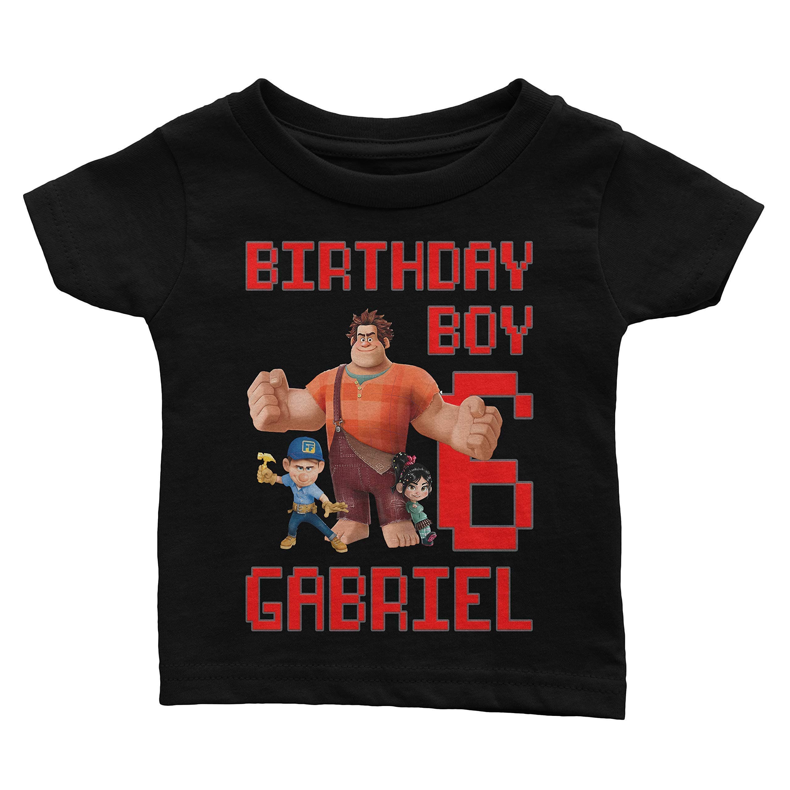 Personalize Wreck it Ralph Birthday Shirt