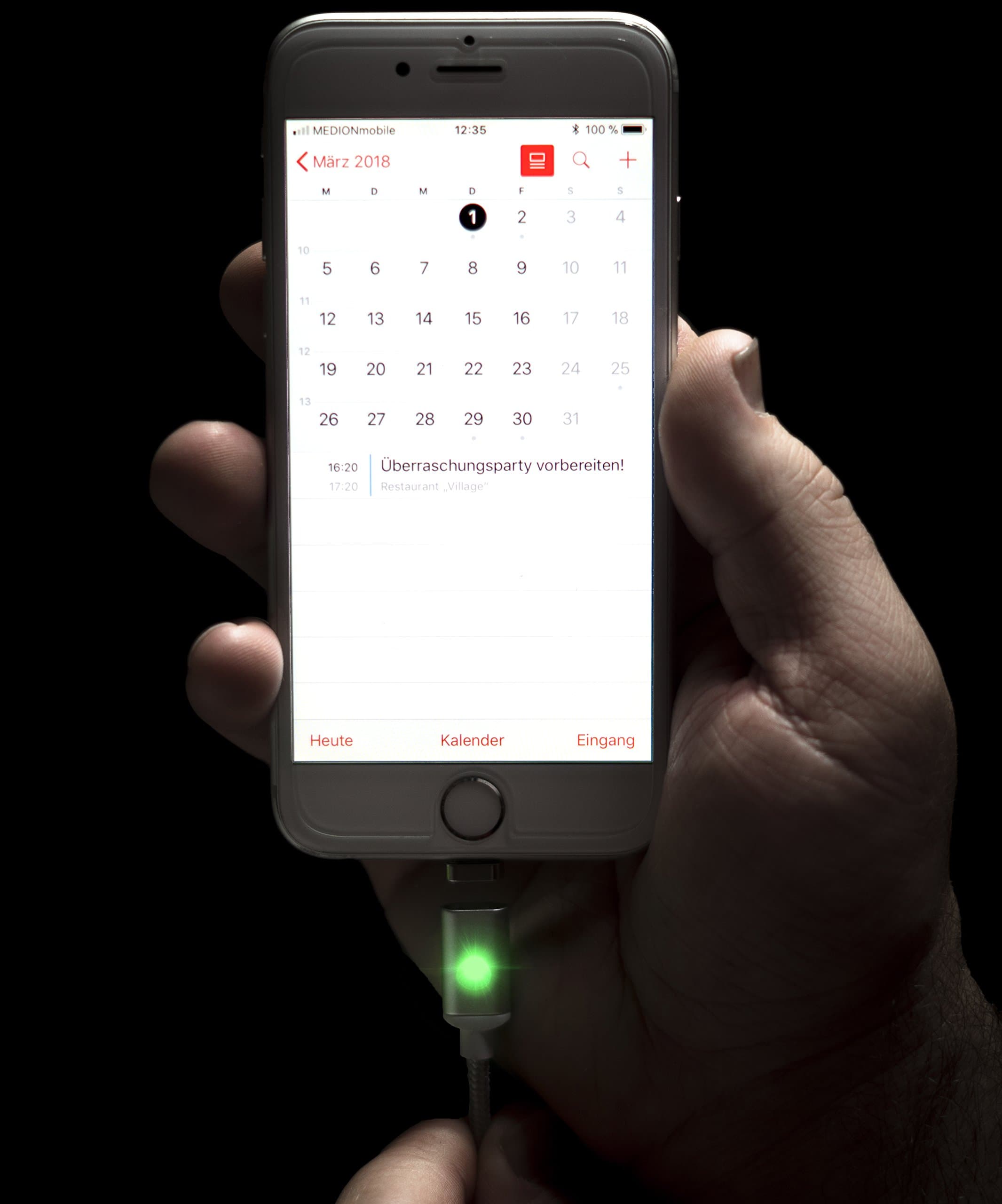 Force – The Magnetic Charger 2.0 (Braided) for Micro USB (for Android) for iPhone 6/6S/7/8 X Plus iPad iOS