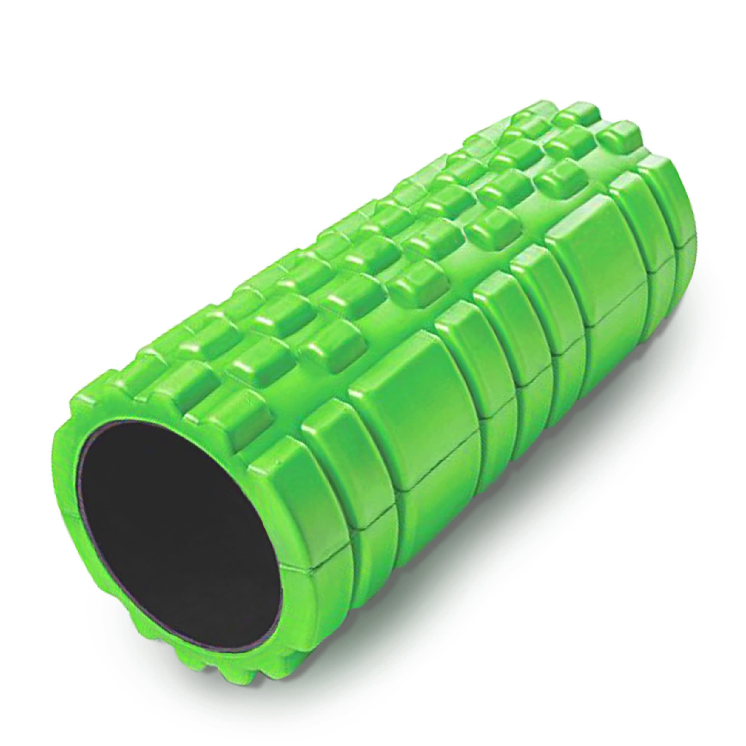 Smartworks Consumer Products Get Fit Deep Tissue Massage Grid Point Foam Roller - Rumbles, Triggers Muscle Points - Relieves Tight Muscles & Knots - Reduces Soreness & Improves Mobility - for Therapy
