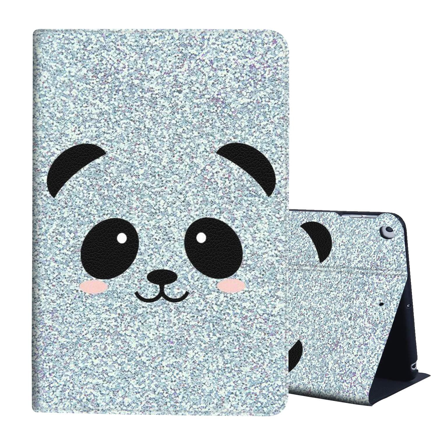 AIRWEE Case for iPad 7th Generation 10.2" 2019 / iPad 10.2 Case Multiple Viewing Angles Smart Shell Stand Cover with Auto Wake/Sleep for iPad Air 2019,Cute Panda