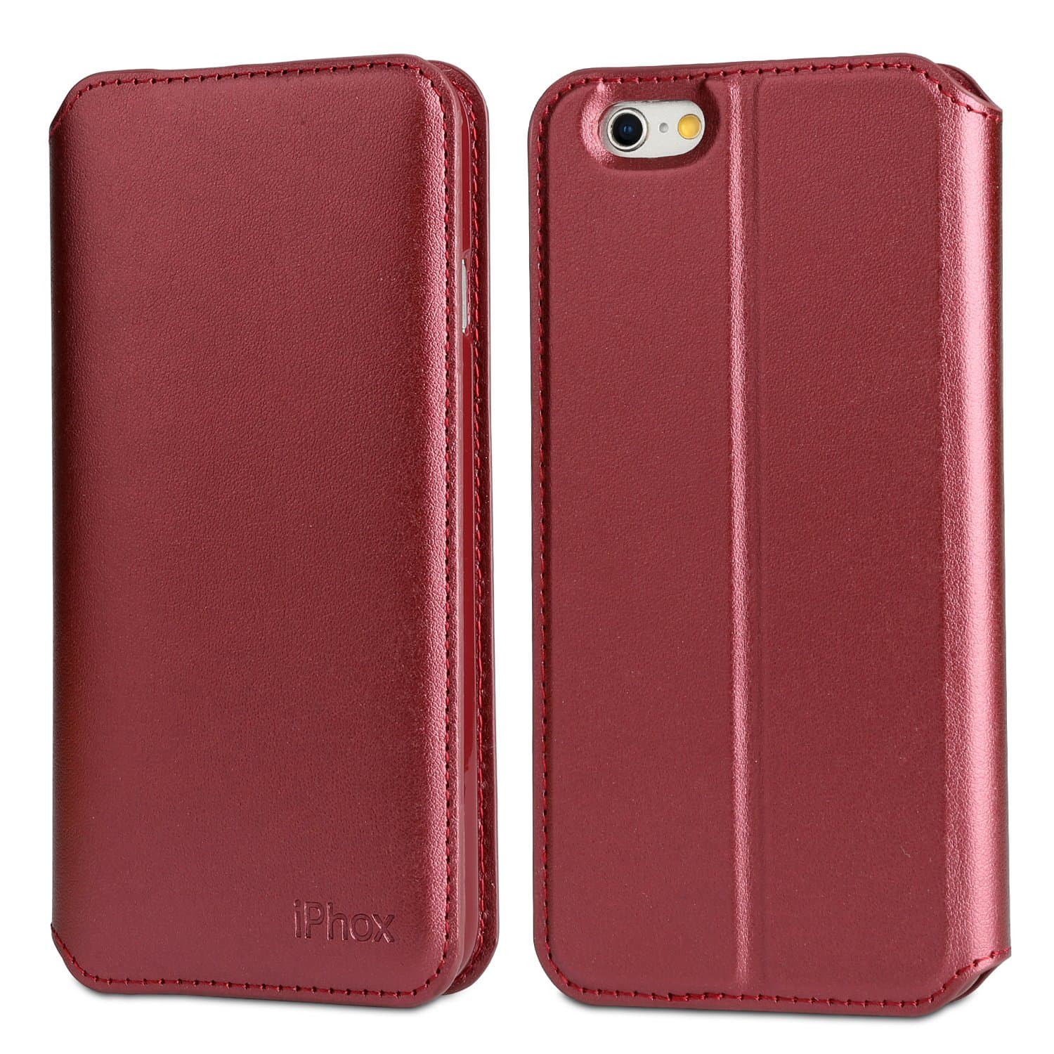 IPHOX Apple iPhone 6S/6 Leather Wallet Flip Card Slots Case Cover,Y