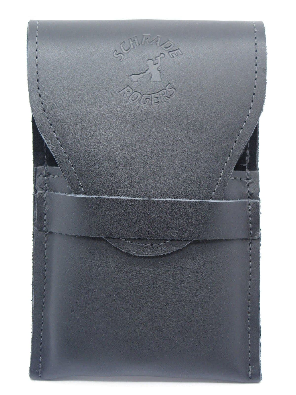 Schrade Rogers Leather Straight Razor Case Pouch Sheath Holster Protector