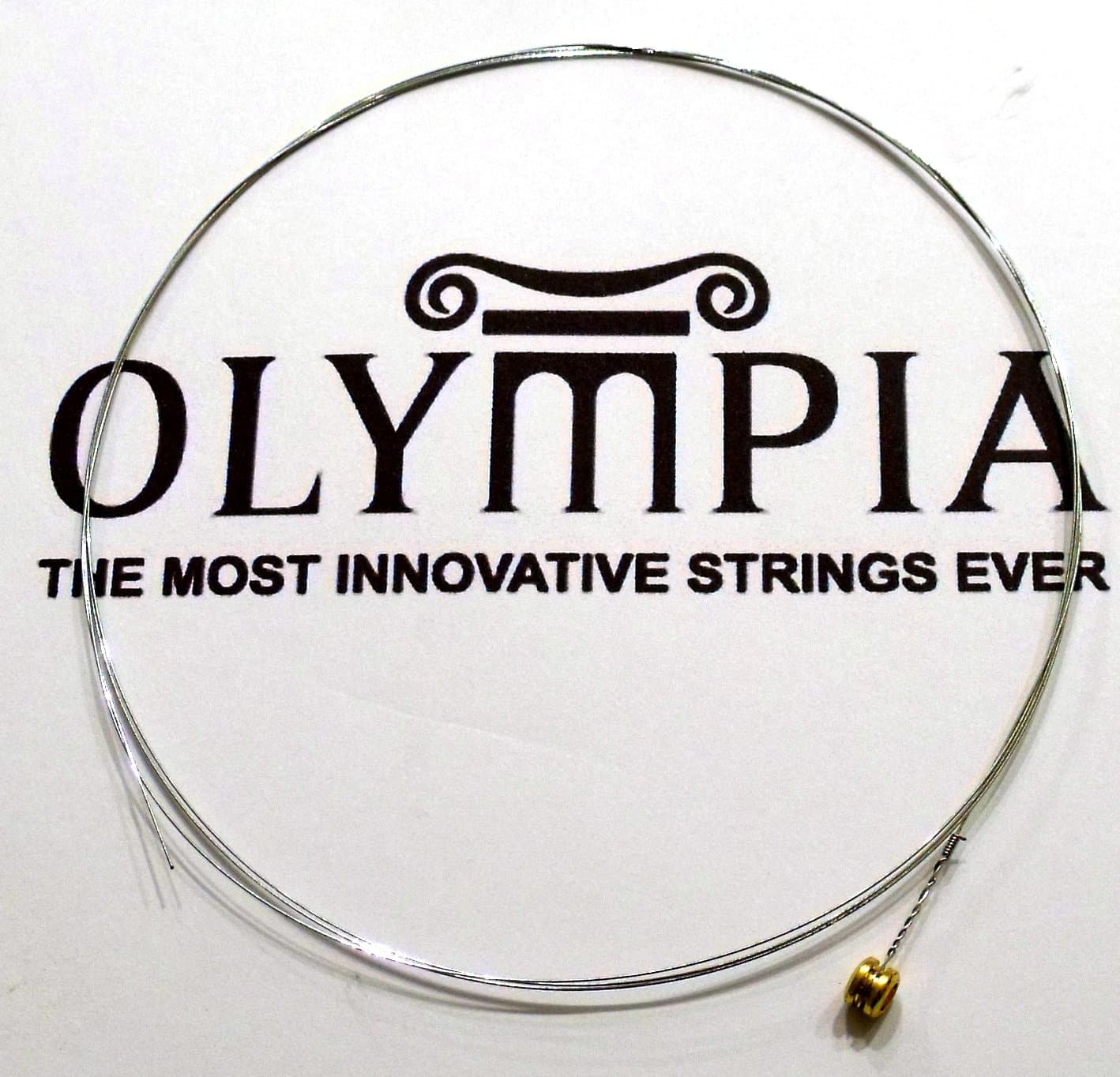 3 x Olympia single plain electric or acoustic guitar strings .017 gauge