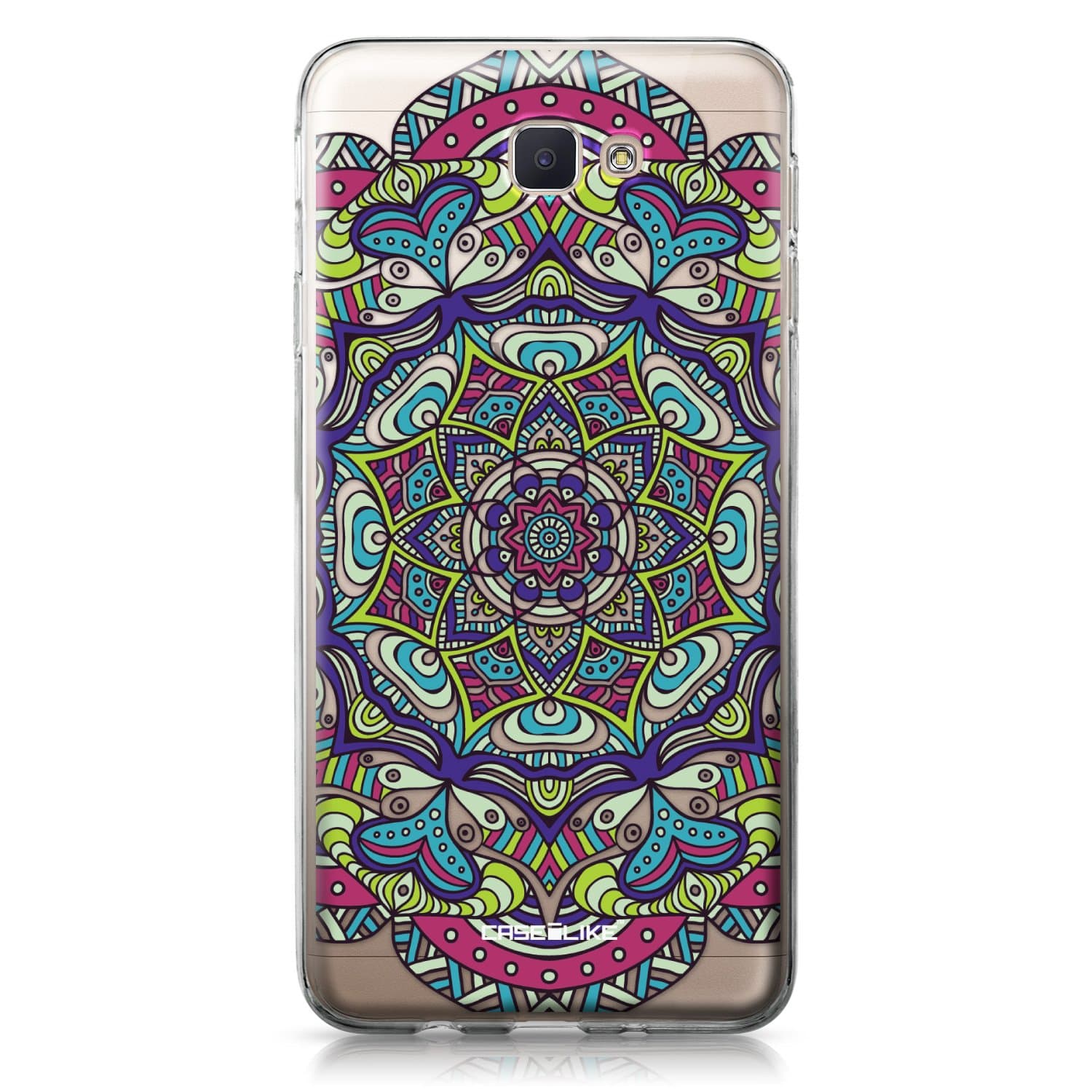 CASEiLIKE Samsung J7 Prime case, On NXT case, On7 (2016) case, Mandala Art 2094 Pattern TPU Case Bumper Snap-on Back Cover for Samsung Galaxy J7 Prime/On NXT / On7 (2016)