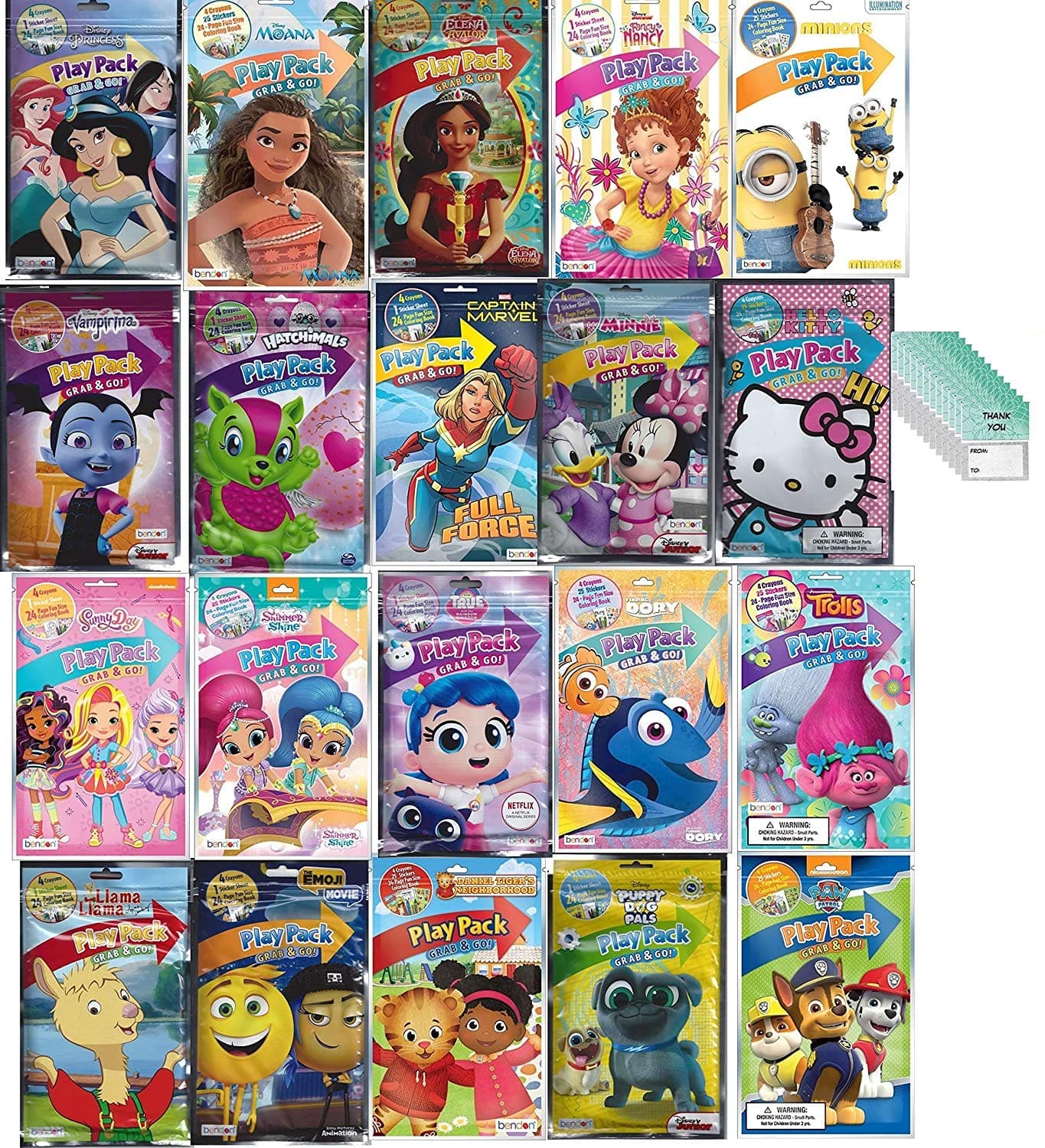 Bazic - Disney Grab And Go - Playpacks (Pack 24)