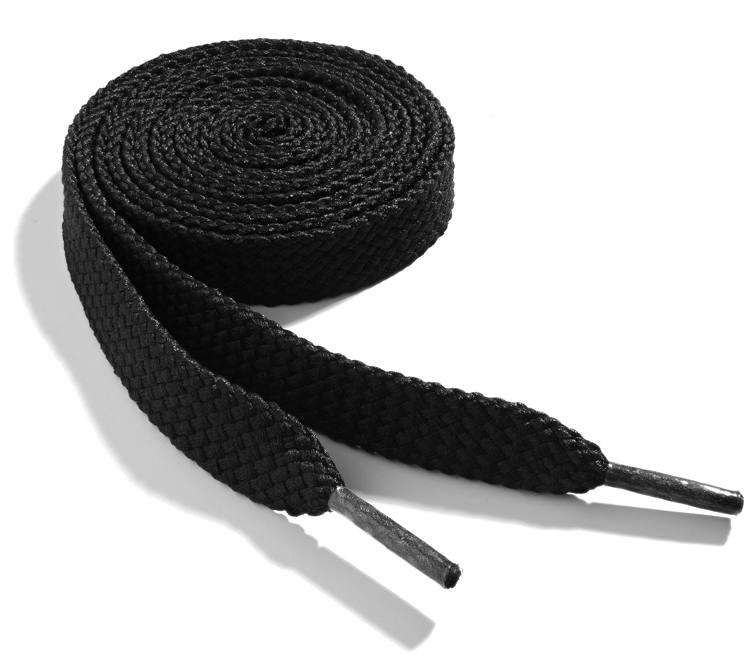 OrthoStep Wide Flat Athletic Shoelaces 2 Pair Pack - Made in the USA