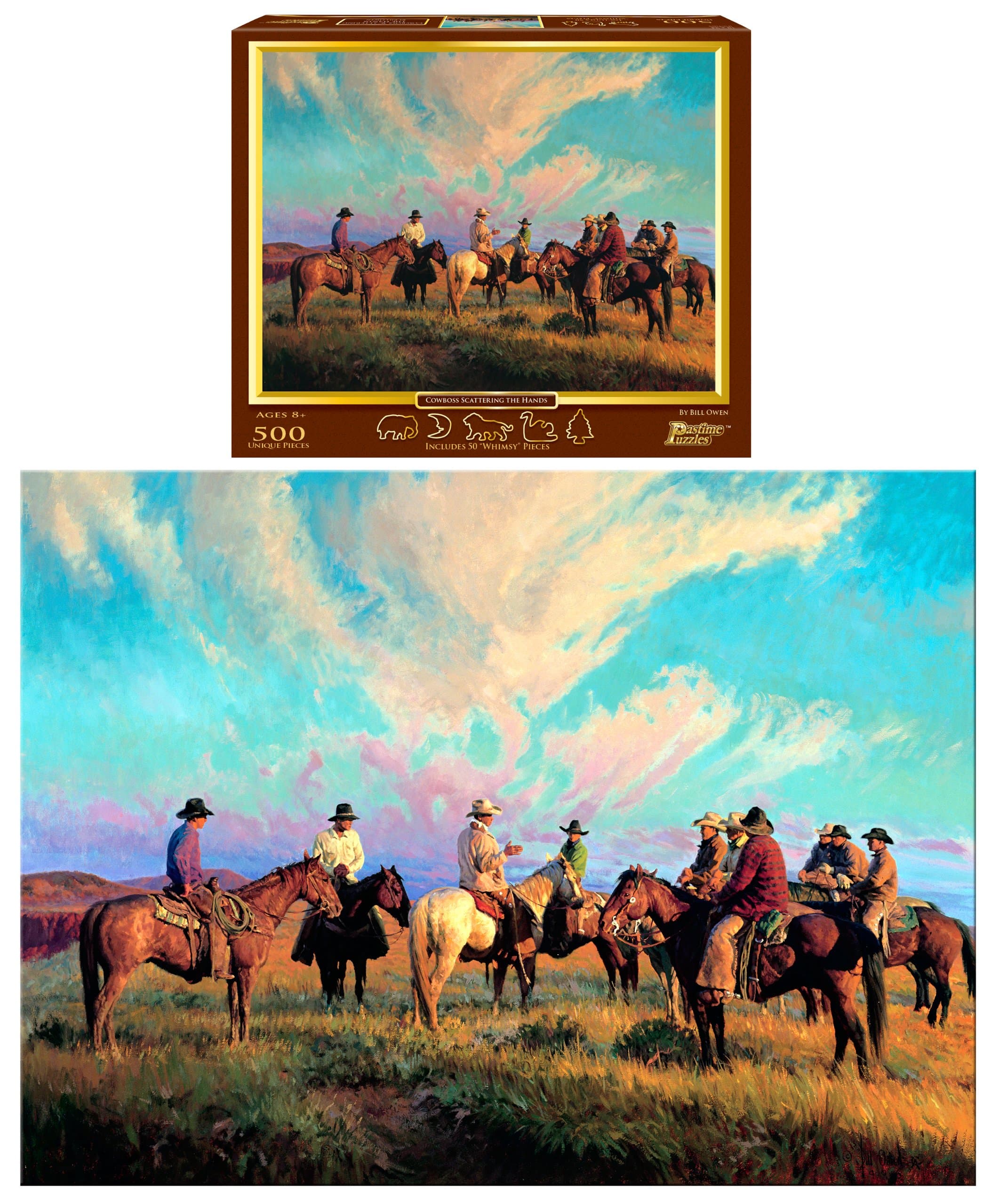 Cowboss Scattering The Hands 500-Piece Puzzle