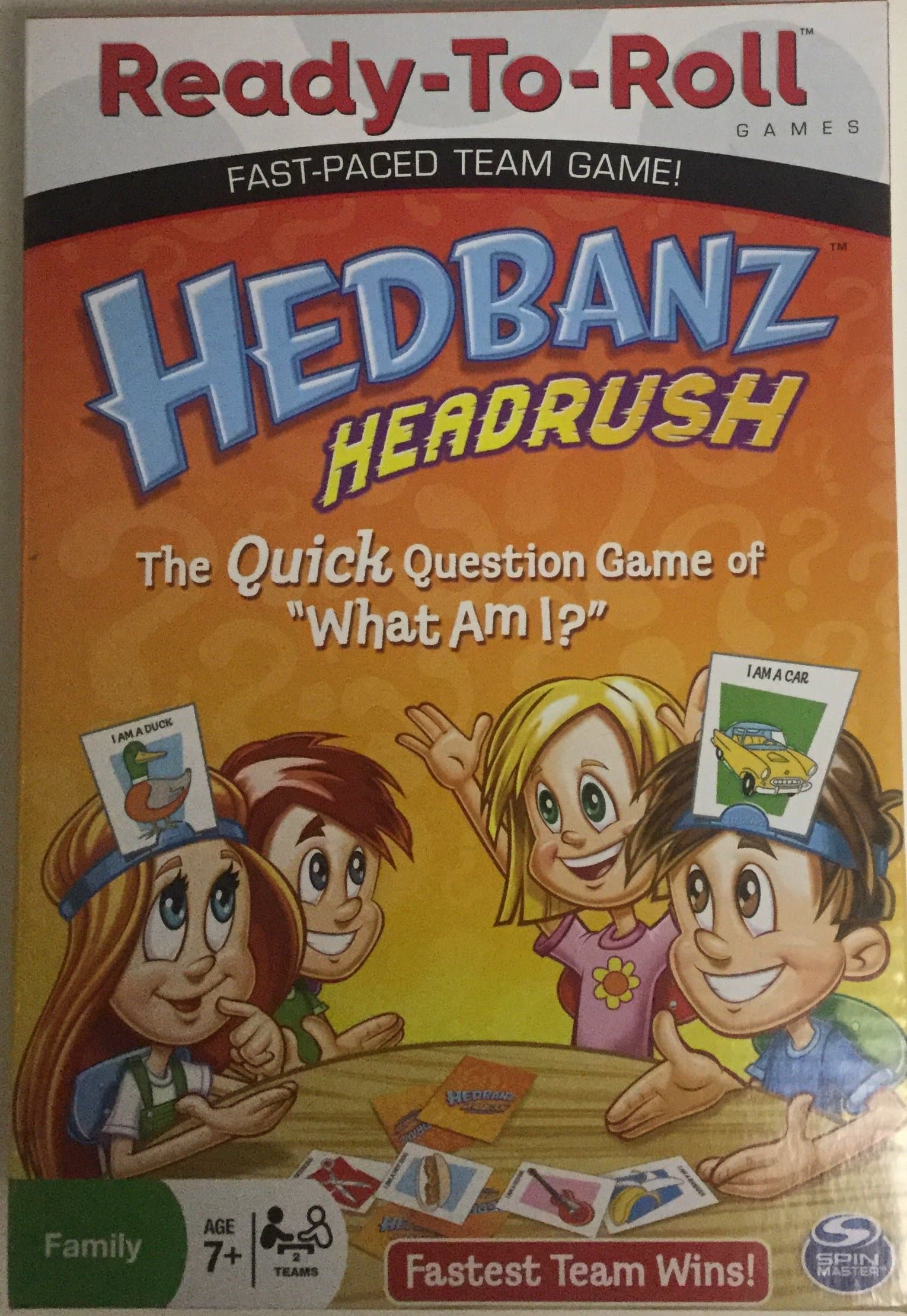 Hedbanz Headrush Travel Board Game
