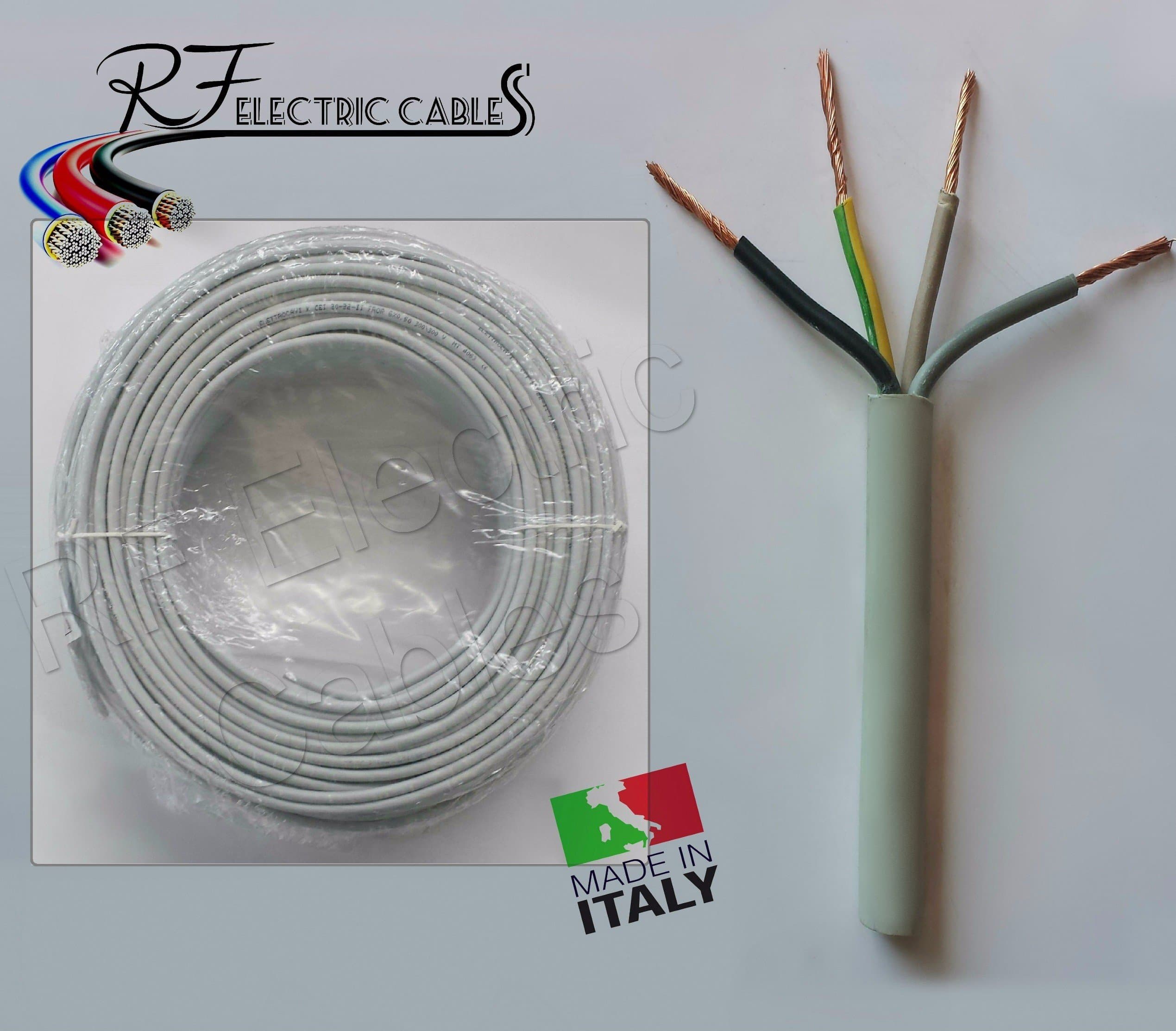 FROR RUBBER CABLE 4 PIN 4G4 FIRE 4-INCH 4 X 4 MM² PER METRE