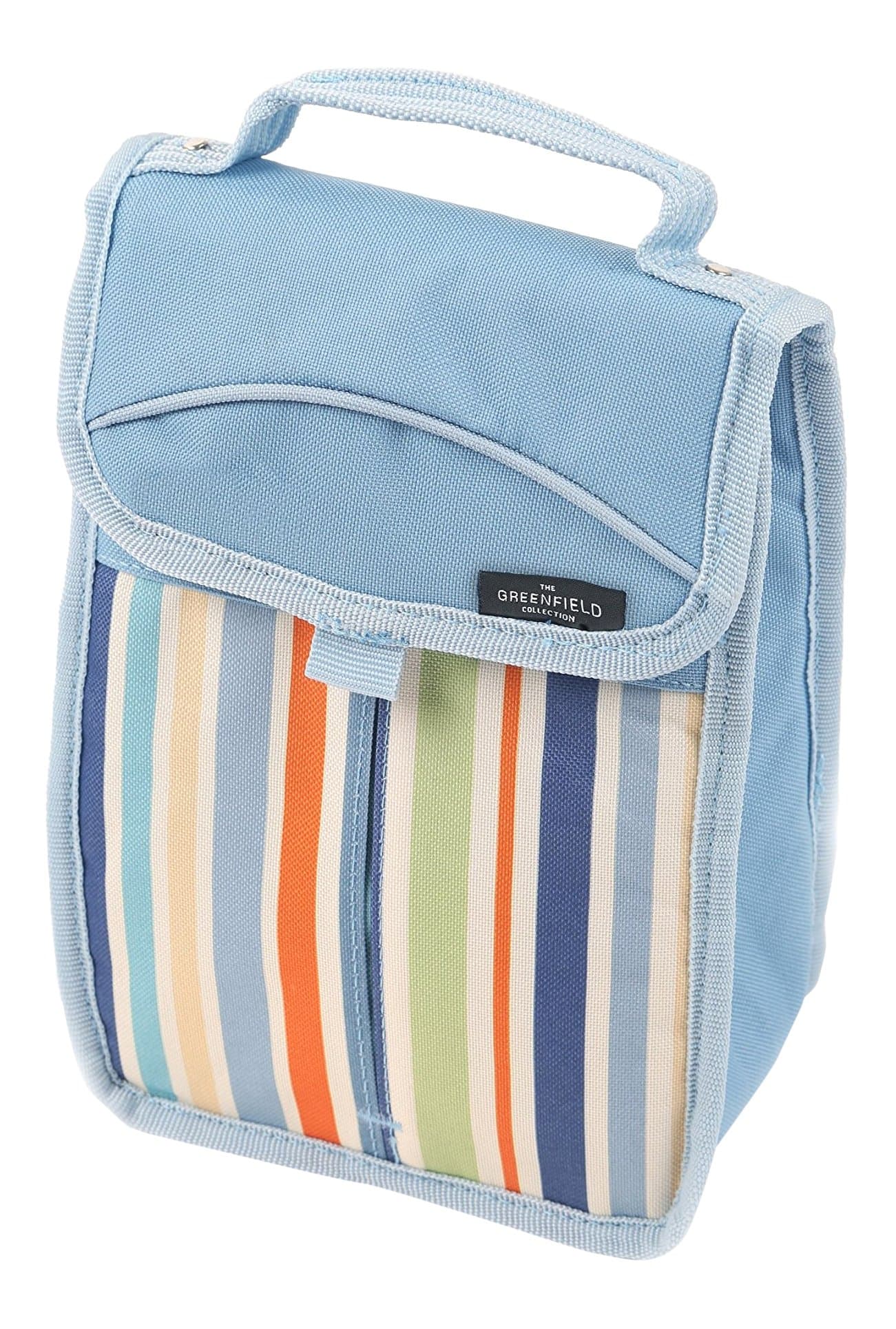 Greenfield Collection Sky Blue Folding Lunch Cool Bag