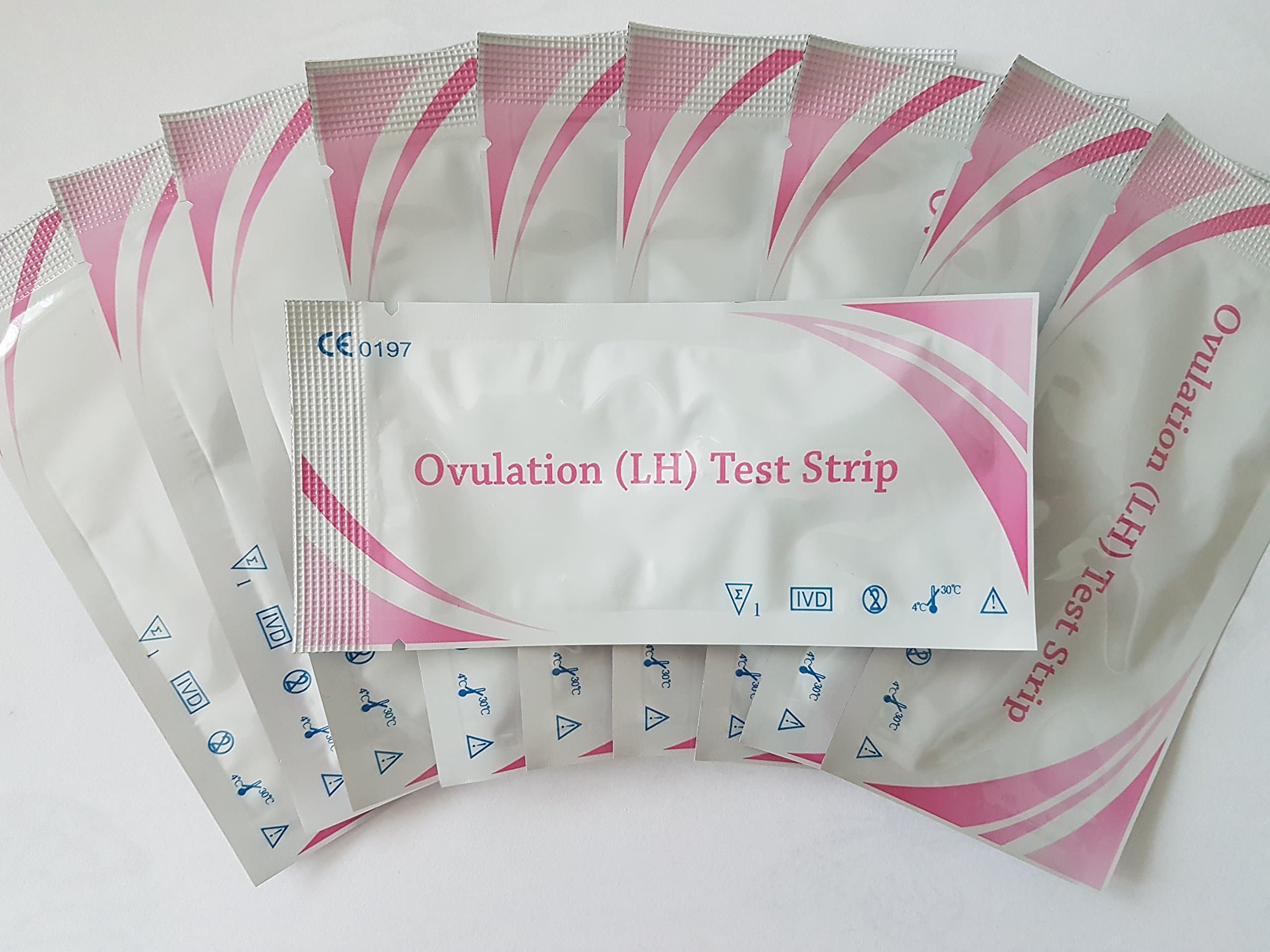 Ovulation Test Strip. LH Urine Ovulation Testing Kits. Packs of 10