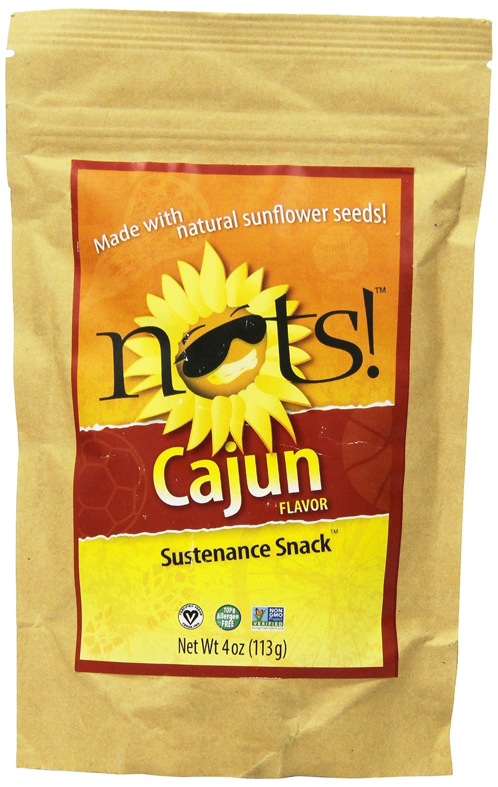 Nots Sunflower Snacks Roasted, Cajun, 4 Ounce