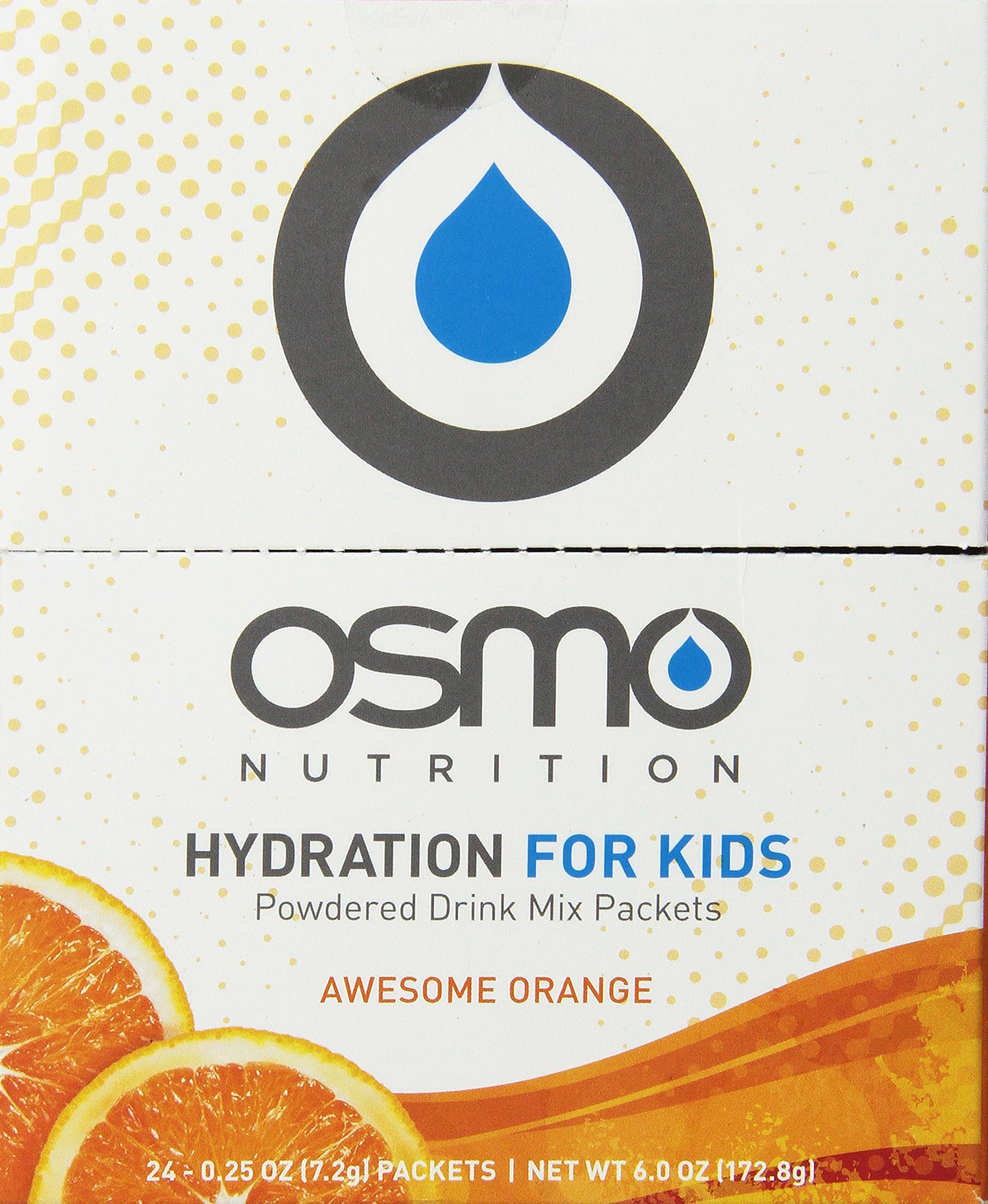 OSMO Nutrition Kids Hydration Packs, Awesome Orange, 24 Count