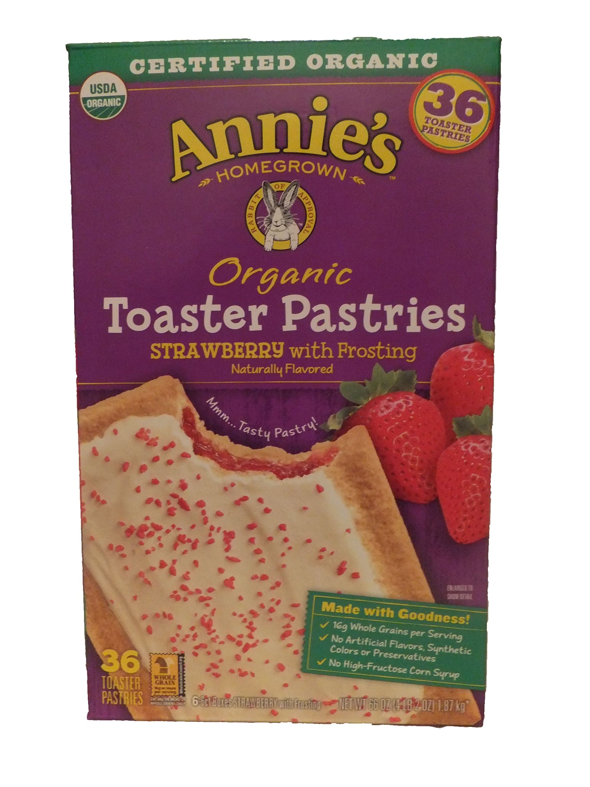 Annie's organic toaster pastries