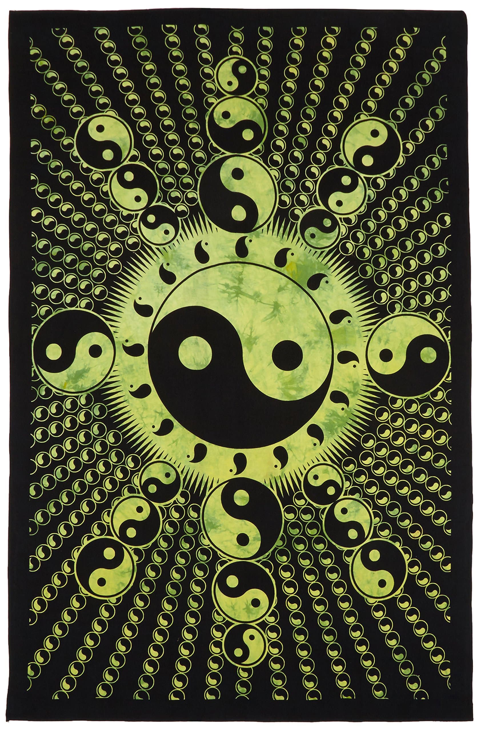 Funky Buddah Yin Yang Xing Yang Tapestry