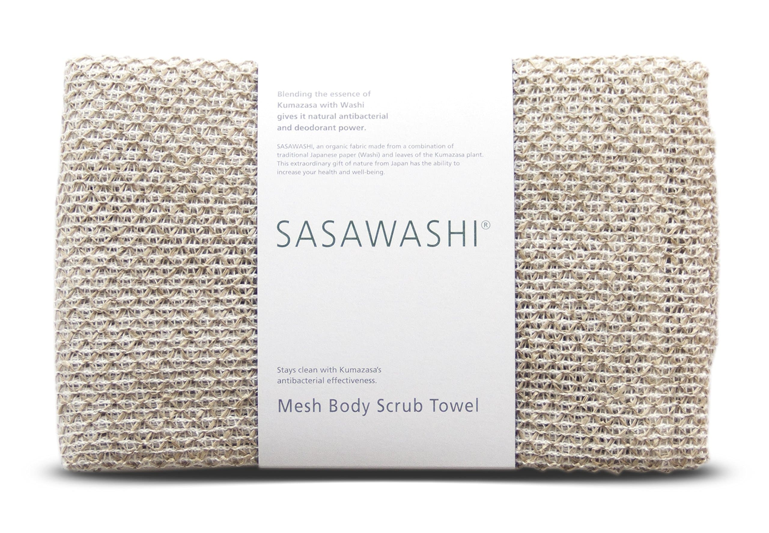 Sasawashi Mesh Body Scrub Towel
