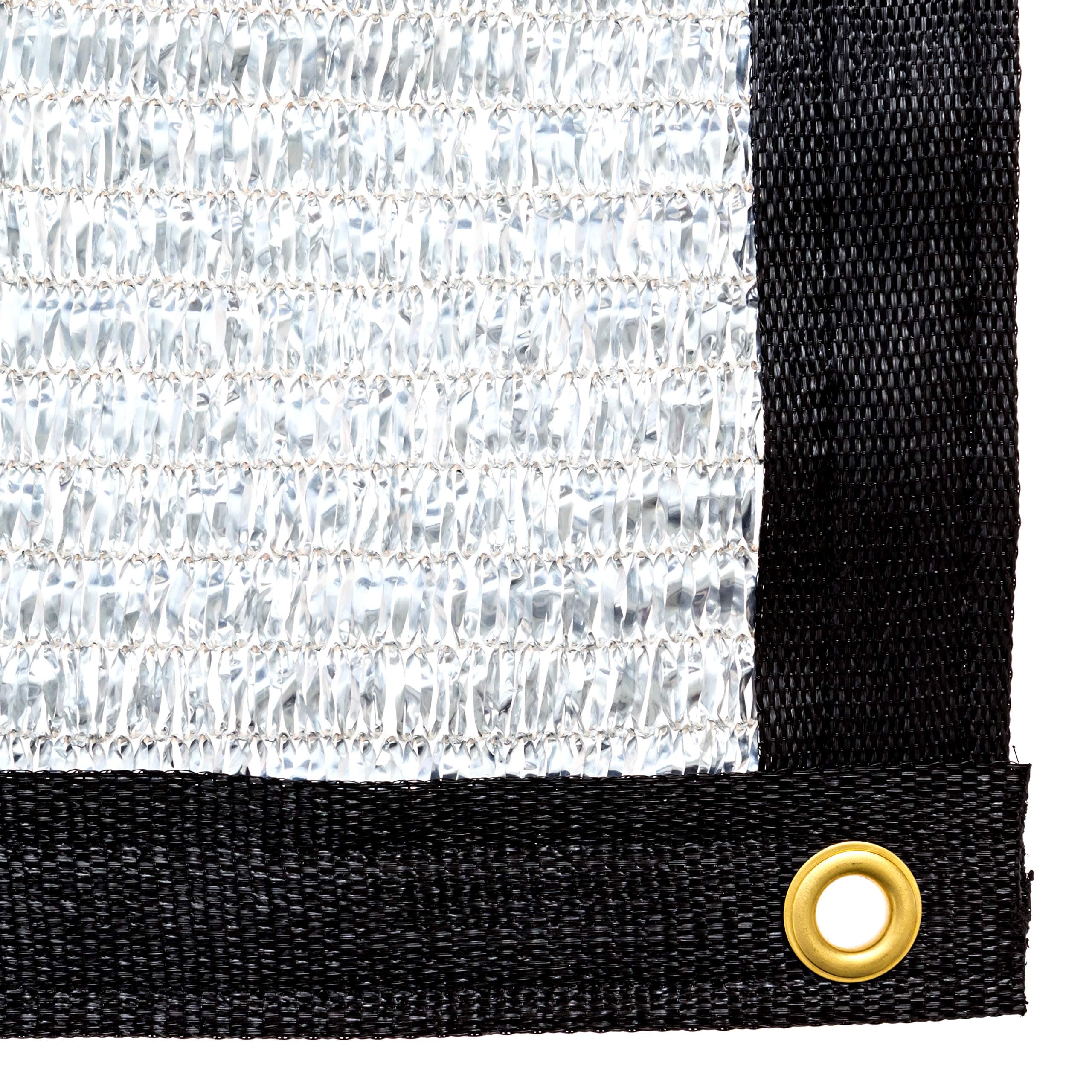 Be Cool Solutions - 70% Reflective Aluminet Shade Cloth (10' x 14')