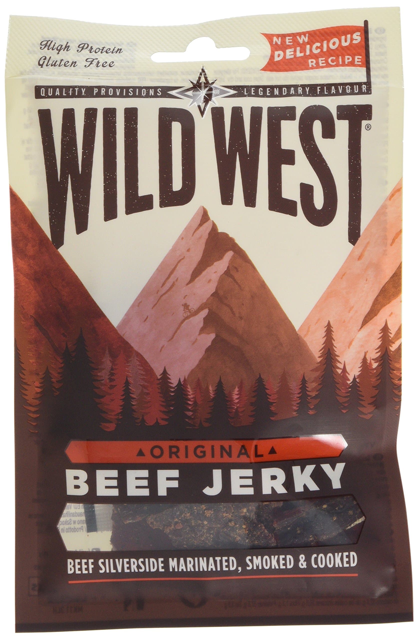 Wild West 40 g Beef Original Jerky - Pack of 12