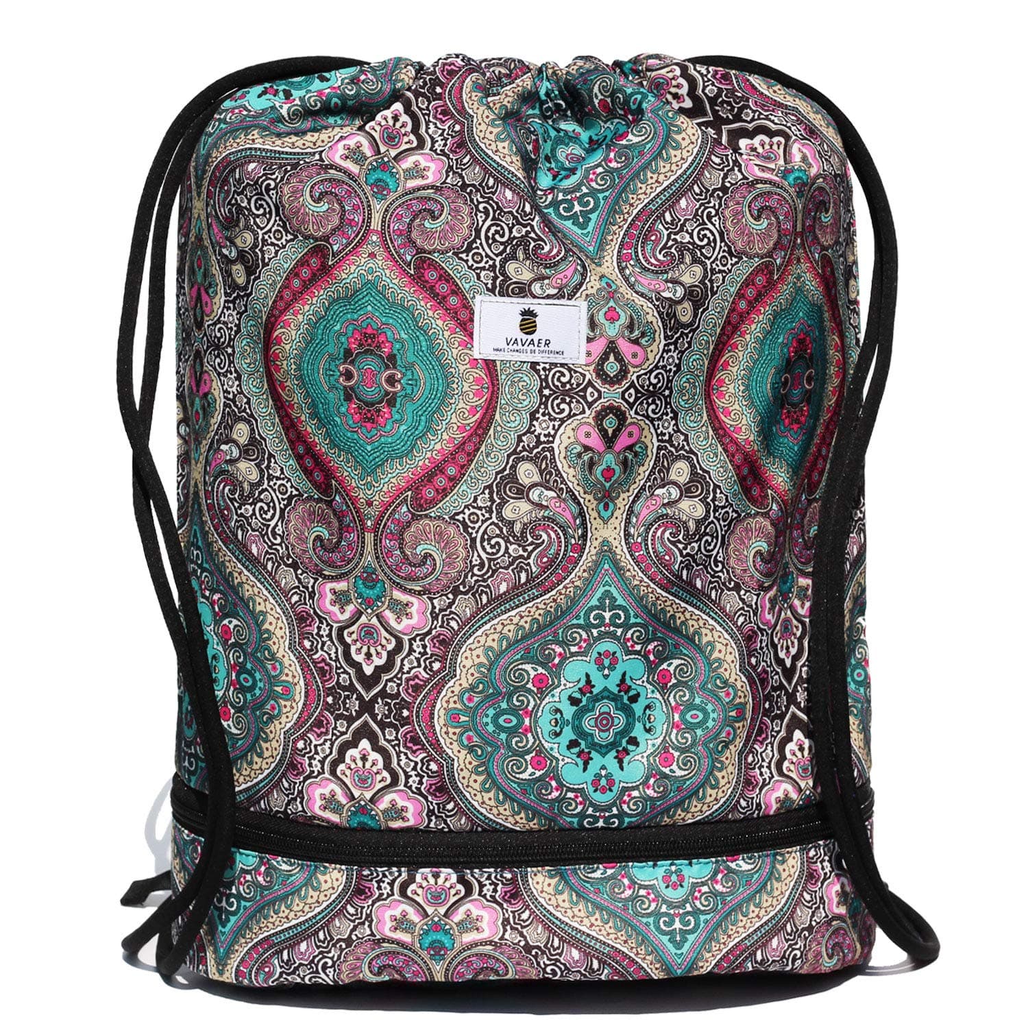 Dry Wet Drawstring Bag Waterproof String Backpack Swim Pool Beach Travel Gym Bag