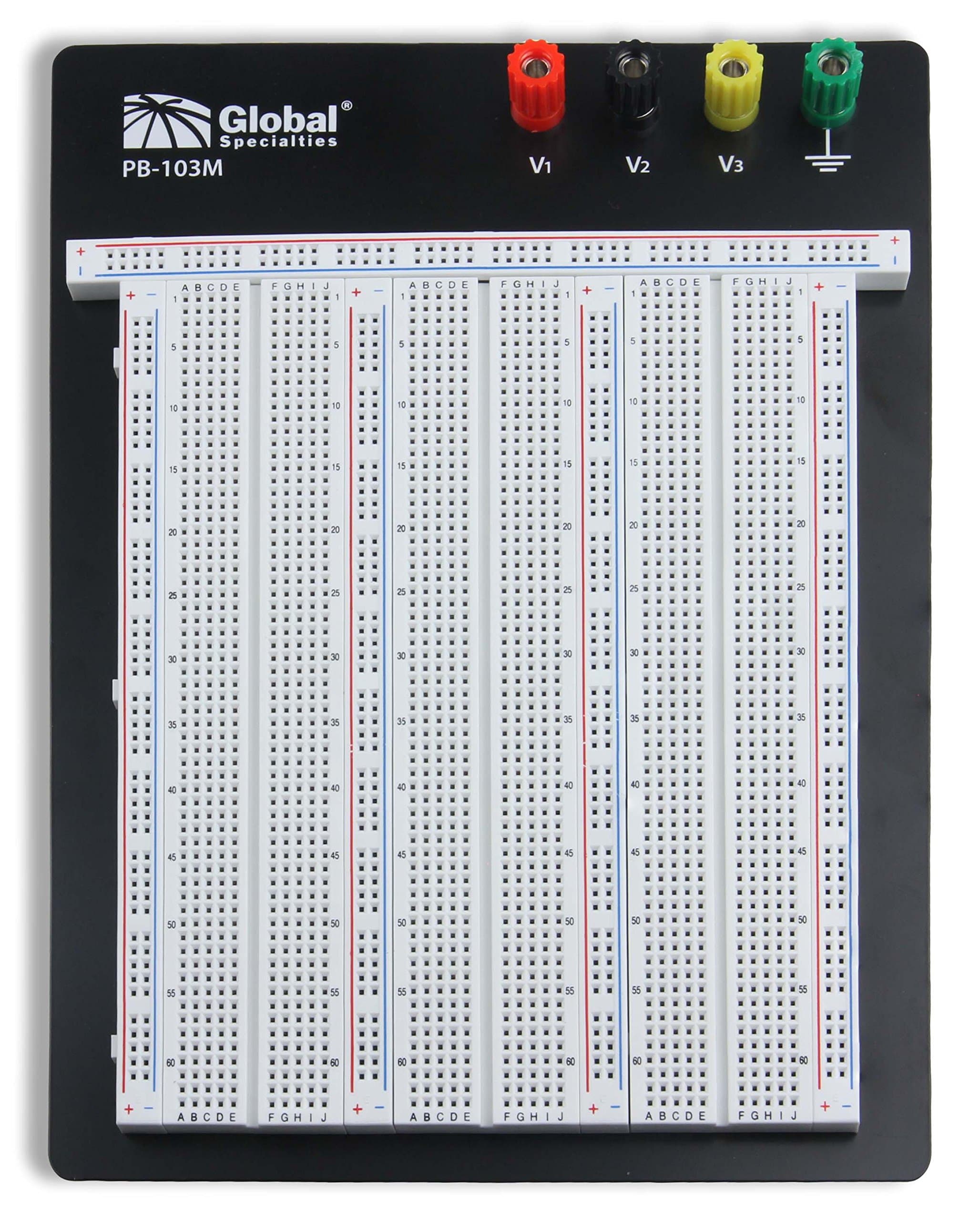 Global SpecialtiesPB-103M Externally Powered 2390 Tie-Point Breadboard