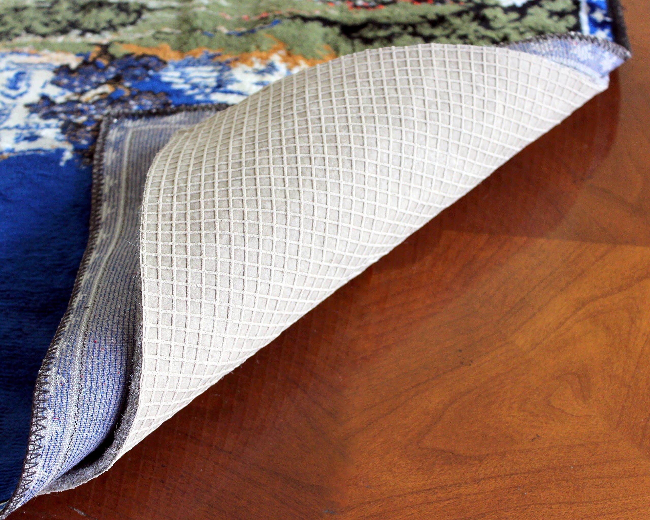 5x7 Thick Felt and Rubber Rug Pad- Non Slip Rug Pad- 3/8 inch Thick Felt Rug Pad w/ Natural Rubber Backing- Anchor-Grip 22