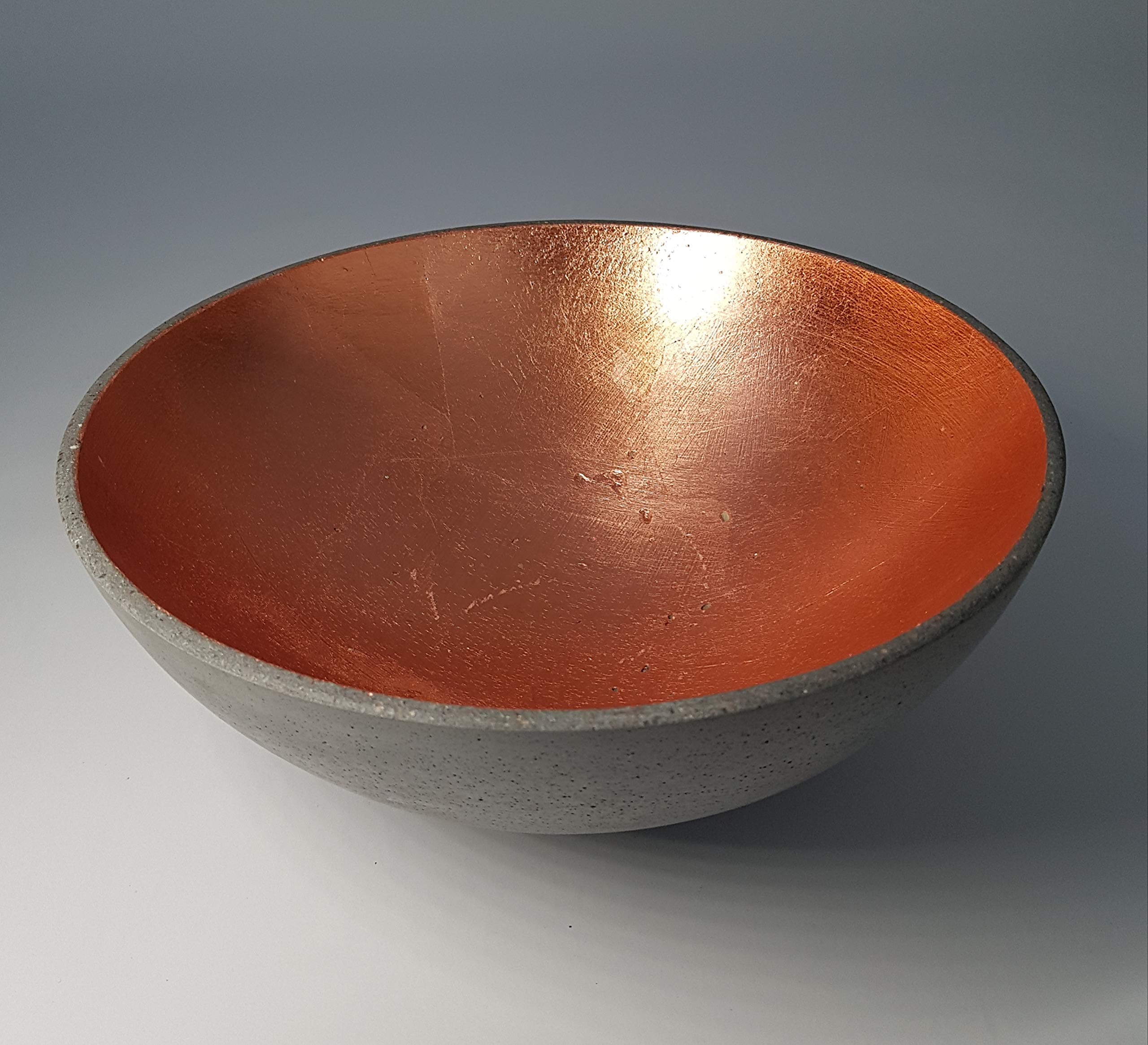 DEVIGA Concrete bowl 29 cm – Bronze Fruit/Storage Bowl
