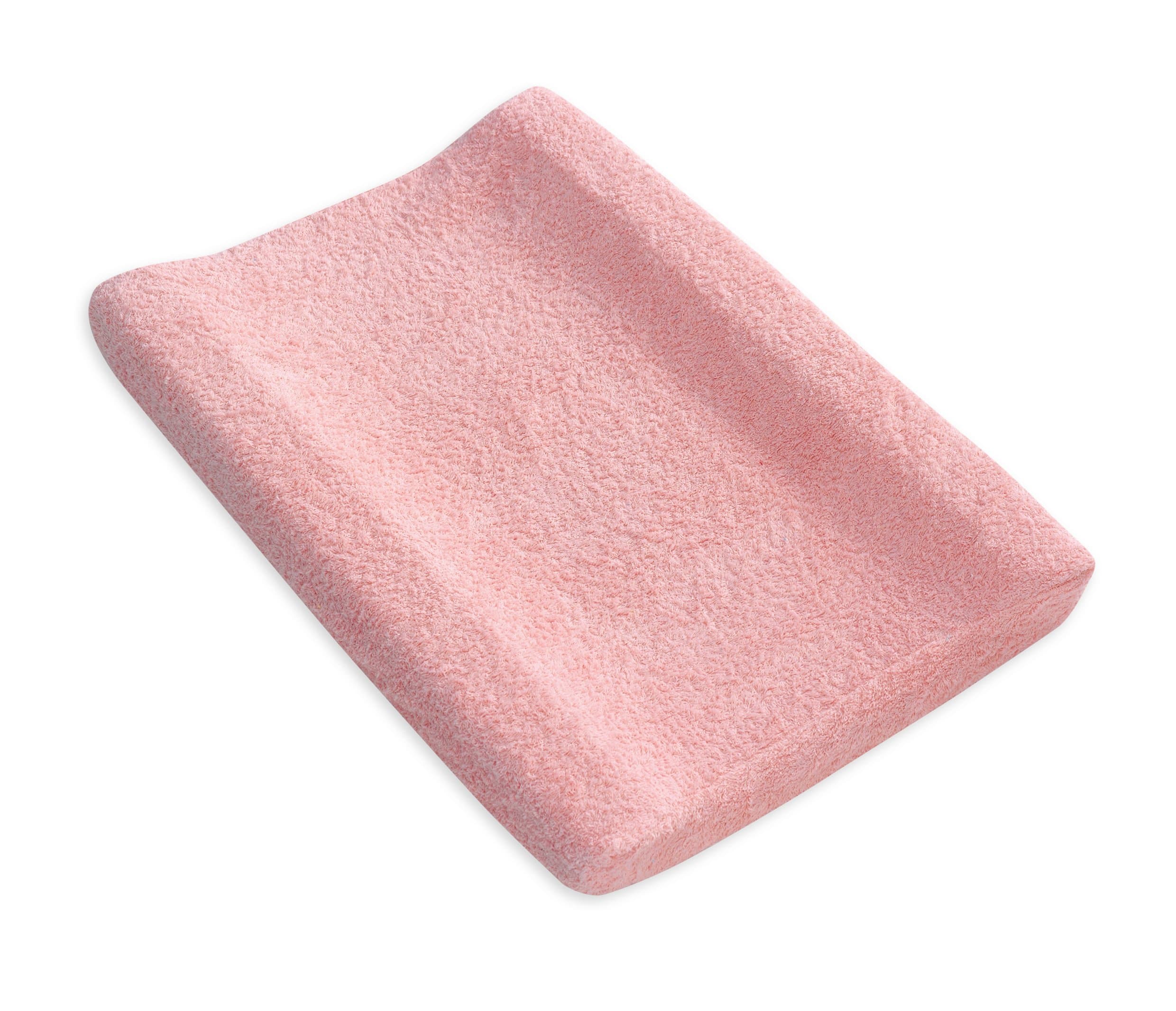 Interbaby Pink Terry Changing Mat Cover (55 x 80 cm)