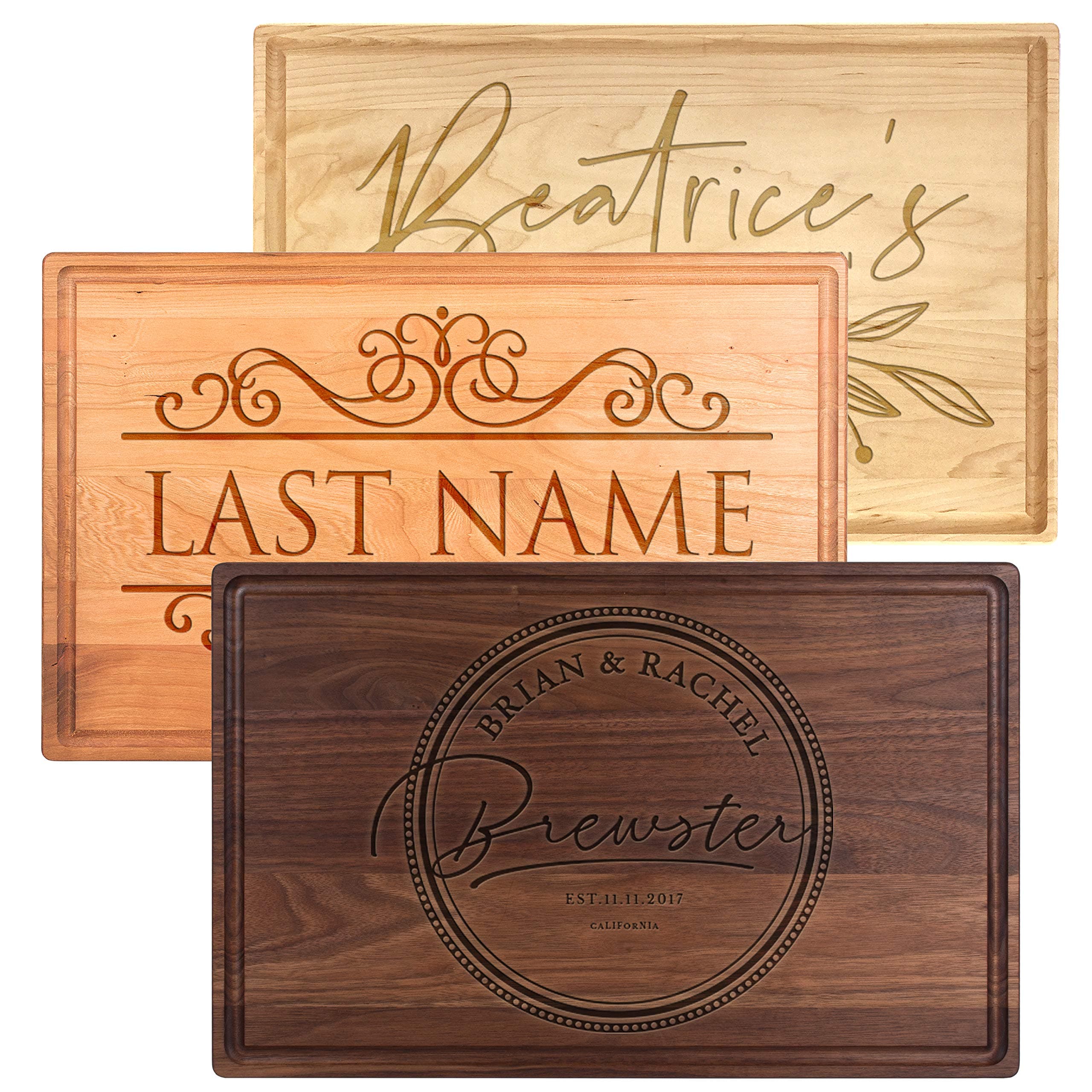 Personalized Cutting Board Laser Engraved (DESIGN-8)