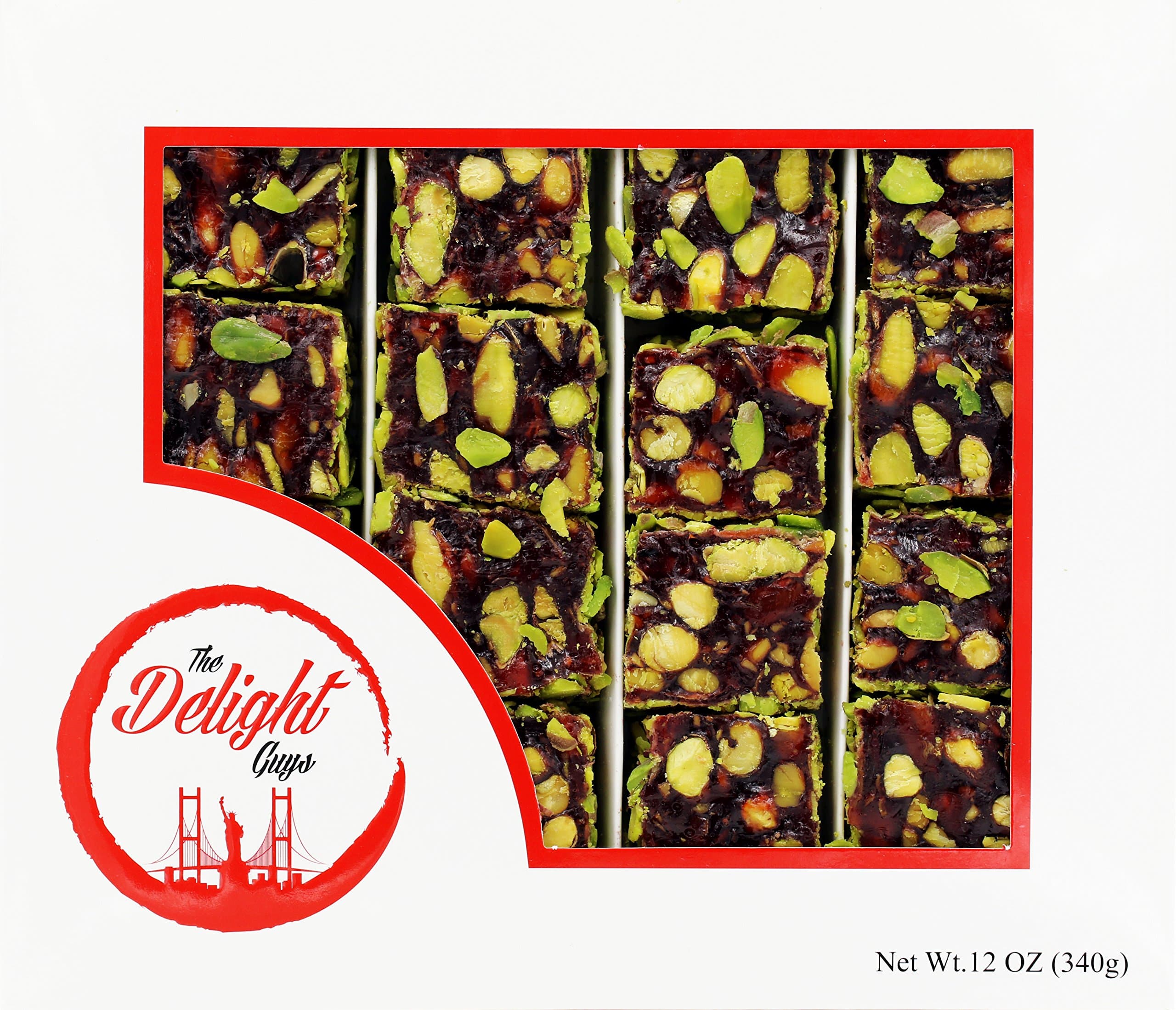Luxury Assorted Turkish Delight w/ Pistachio & Hazelnut – Fresh, Handcrafted Snacks – Vegan, Halal, Gluten Free Certified