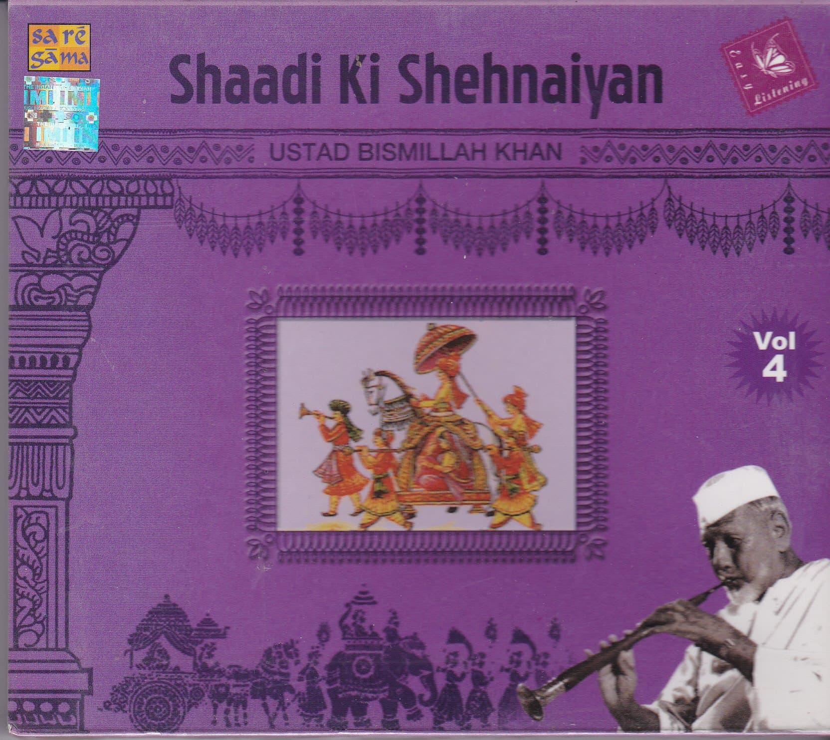Shaadi Ki Shehnaiyan Vol 4 Ustad Bismillah Khan CD, Single