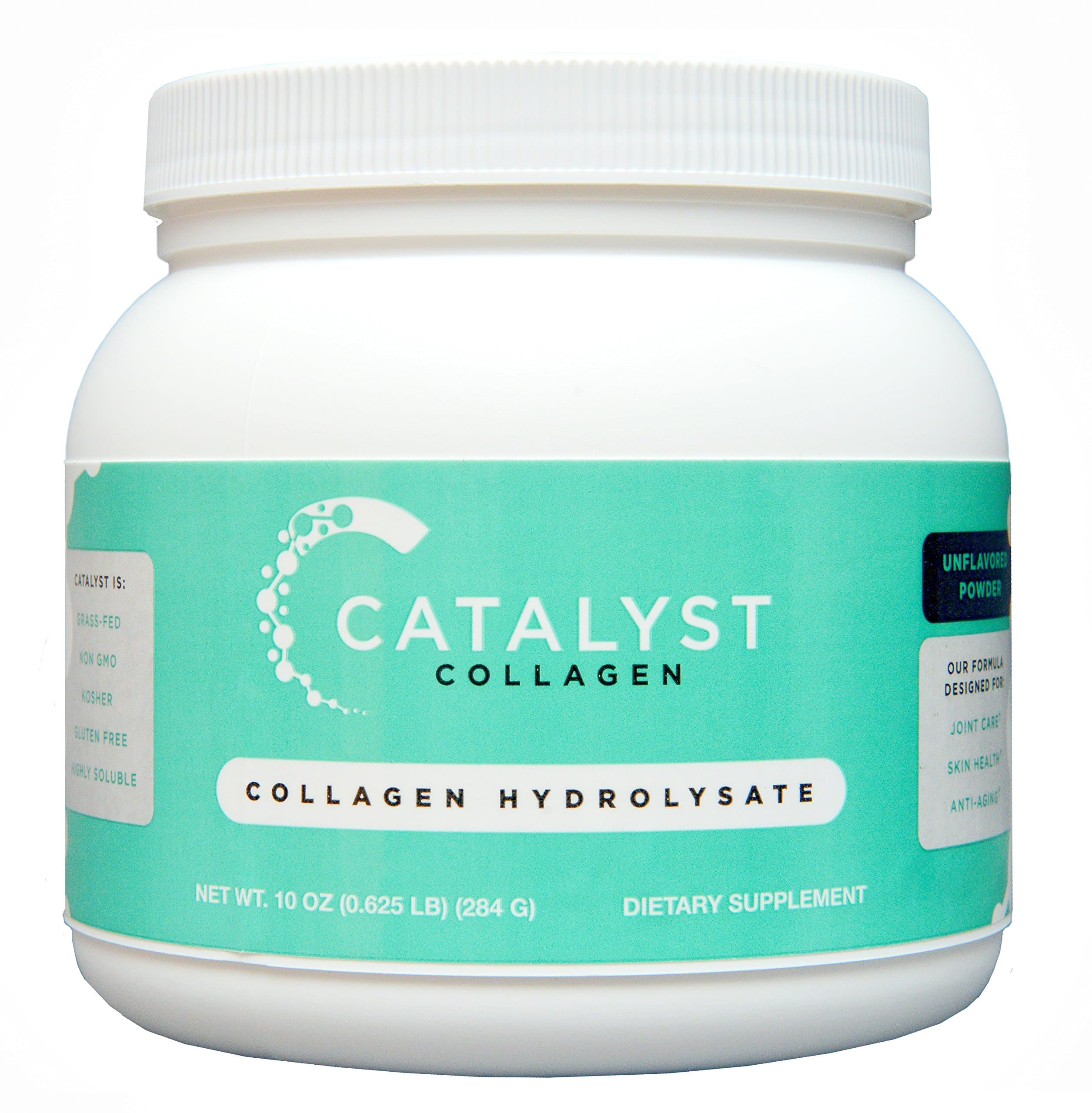 Catalyst Collagen Hydrolysate, Pasture Raised, Grass Fed Collagen Peptides, Non GMO, 10 oz