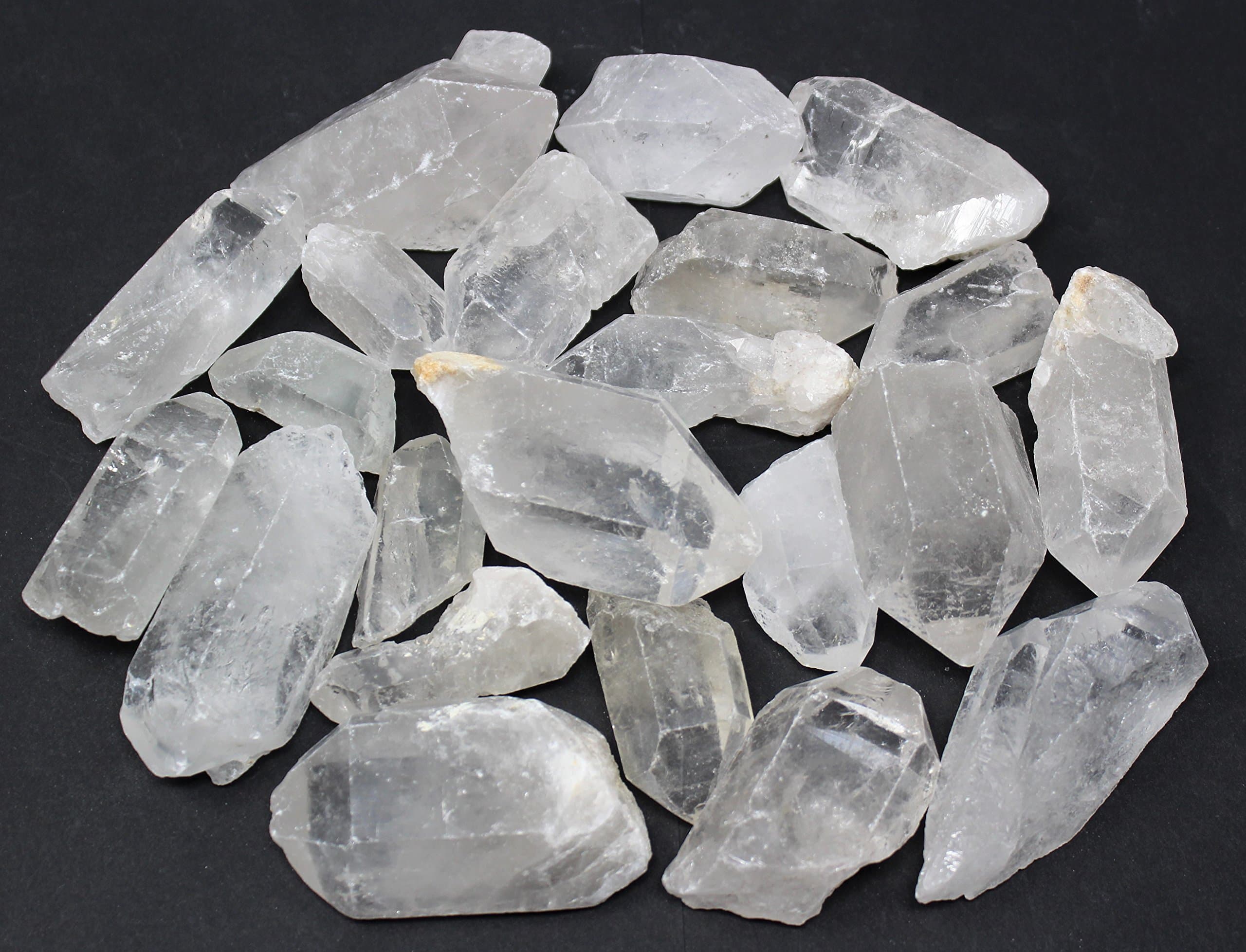 Clearance Clear Quartz Crystal Points Lot (4 oz, 1/4 lb) by Rainbowrecords239