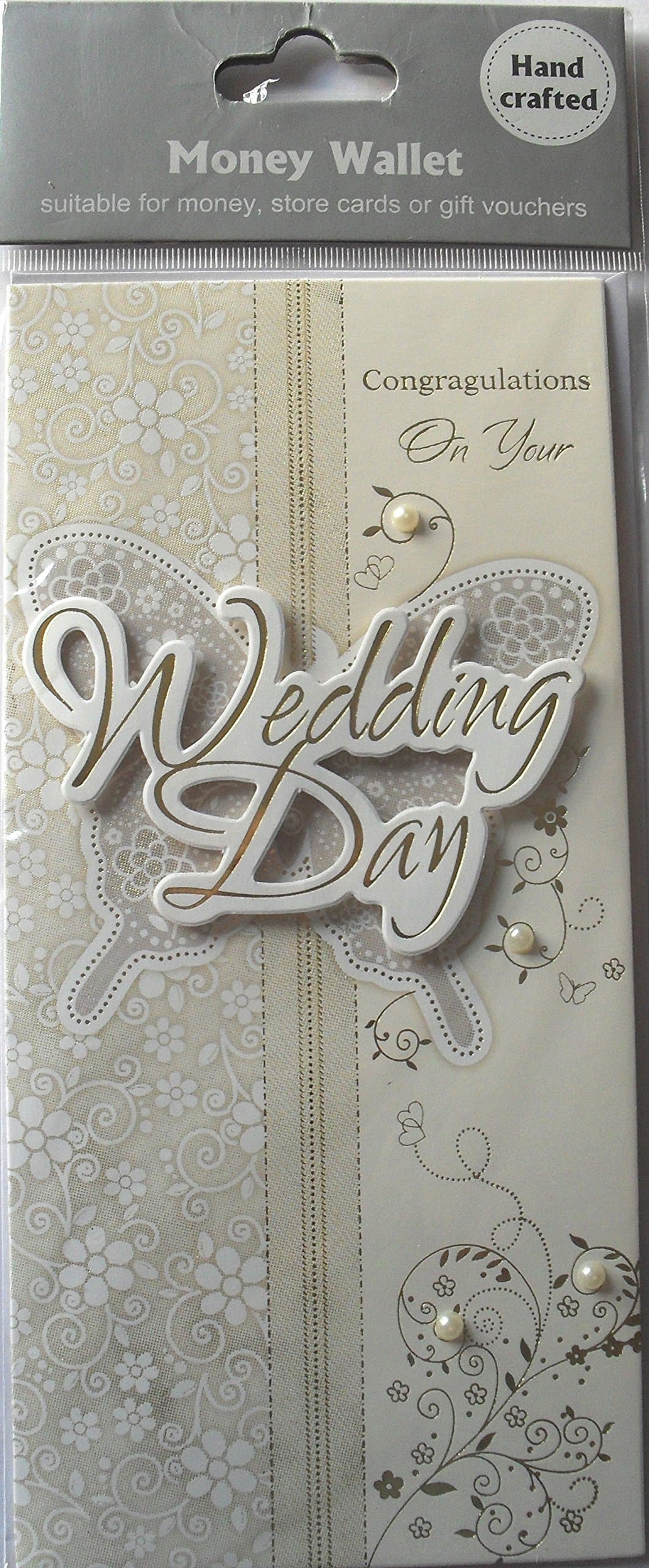 3D Wedding Day Hand Crafted Money Wallet With Envelope