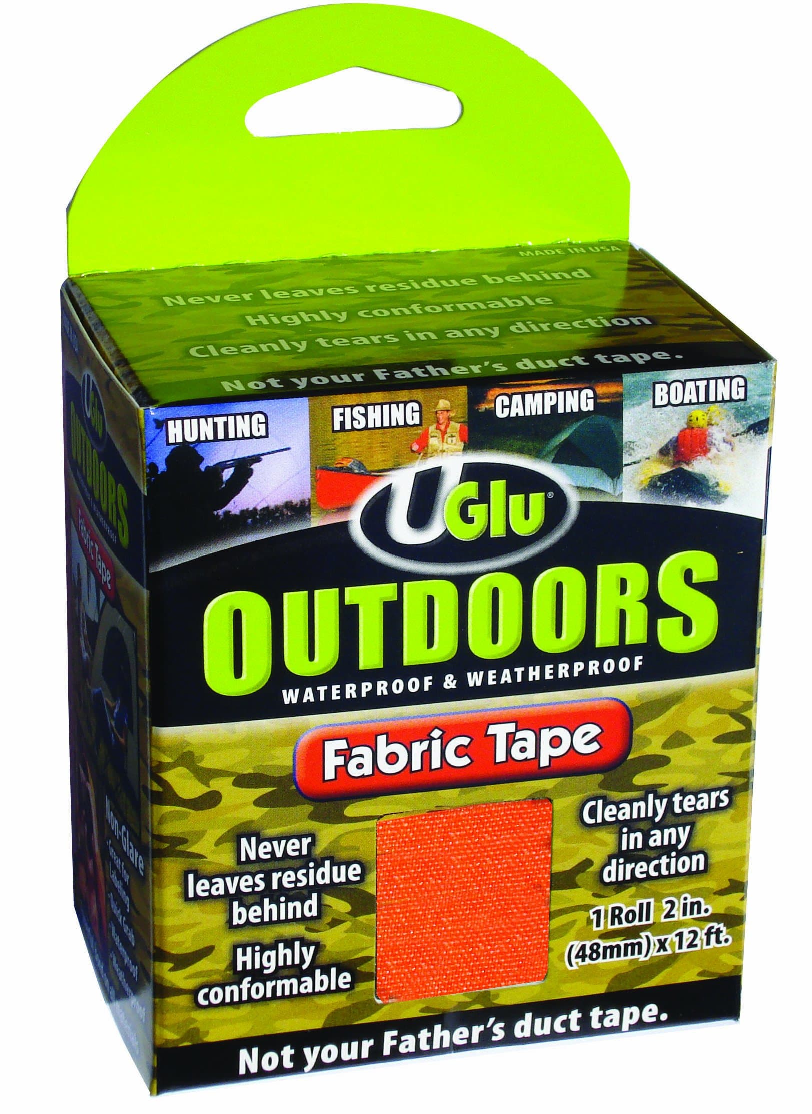 UGlu MSP403 Fabric Tape, Flourescent Orange