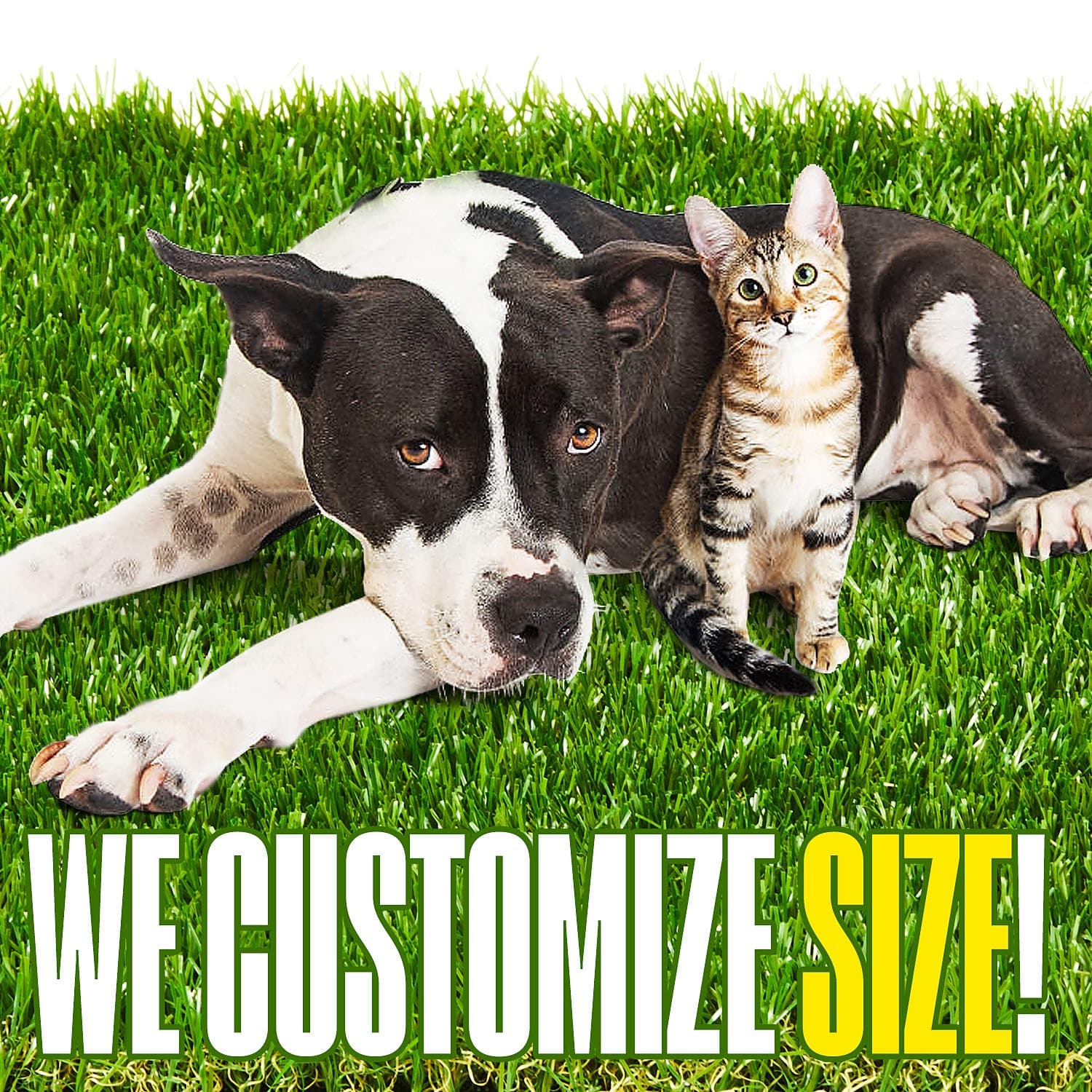 Kunta Garden Premium Artificial Grass 3' x 5' (15 Square ft) 35mm Pile Height, Realistic Fake Grass Deluxe Synthetic Turf Thick Lawn Pet Turf, Perfect for Carpet Doormat Indoor/Outdoor Landscape