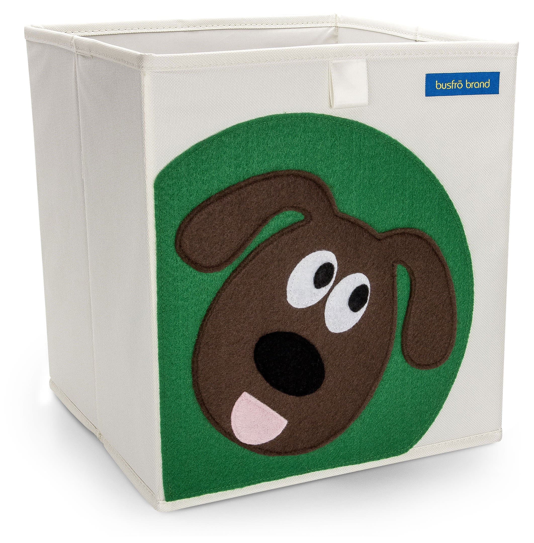 Foldable Cube Storage Bin Box for Nursery or Kids Toys (Dog)