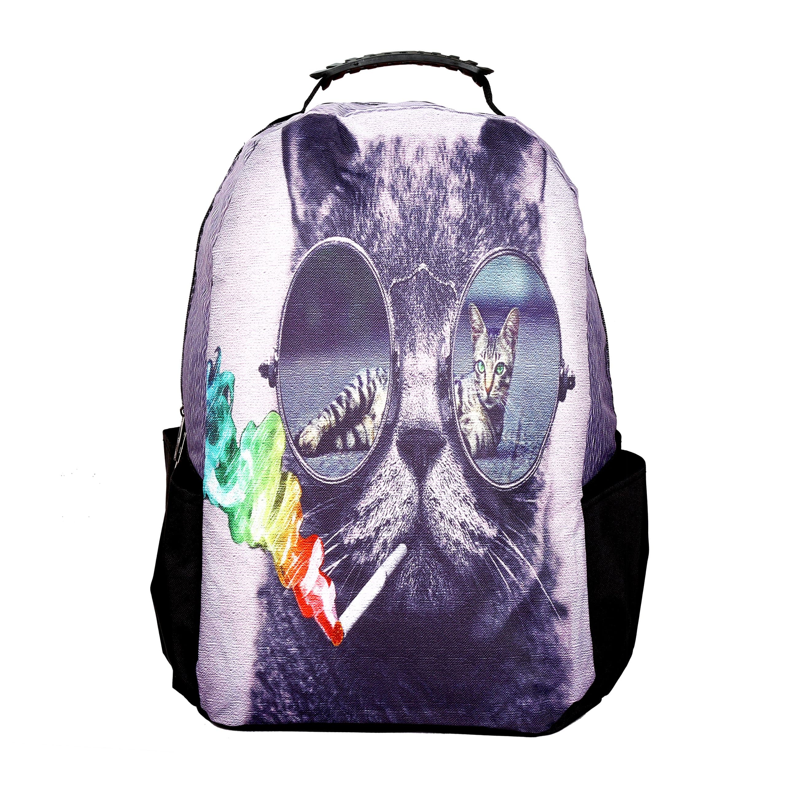 Belomoda Cool Cat Theme Printed 20 Ltrs Laptop Backpack