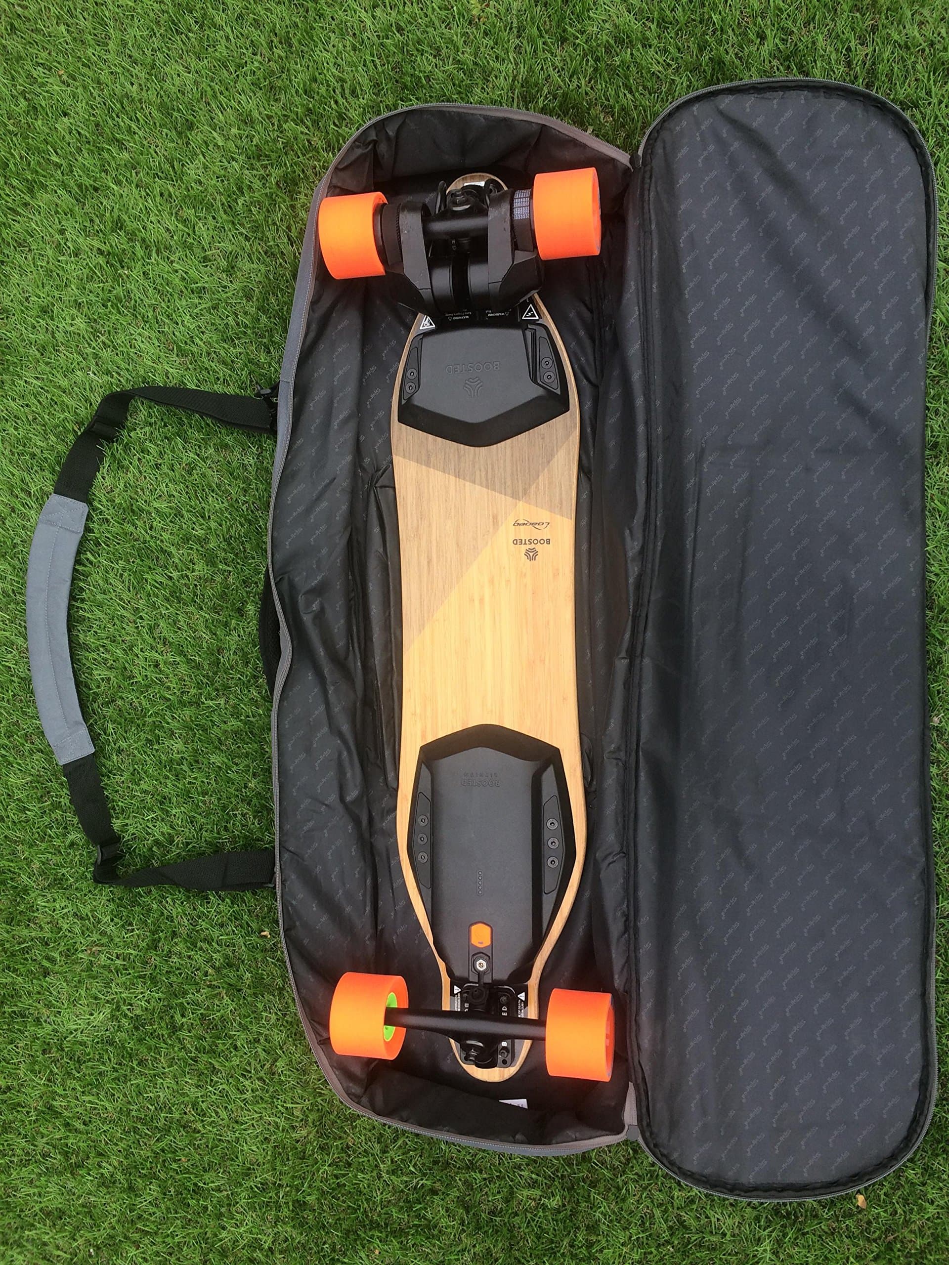 BOOSTED BOARD LONG PADDED NAVY BAG 2 X ZIP UP POCKETS & HAND & SHOULDER STRAP