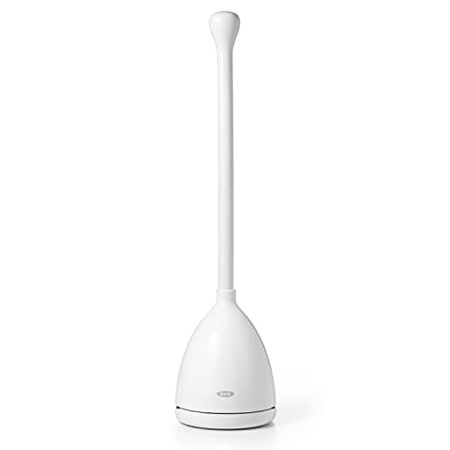 OXO Good Grips Toilet Plunger, White