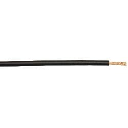 FLRY-A-1.0MM2 1.0 MM 1 Conductor 19 Strands Bare Copper PVC Insulation Reduced Wall Auto Wire Cable (5000FT, Black)