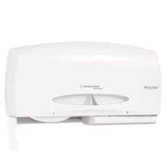 (3 Pack Value Bundle) KCC09609 Coreless White JRT Twin Jumbo Roll Tissue Dispenser, Plastic, 20.1wx5.9dx10.9h