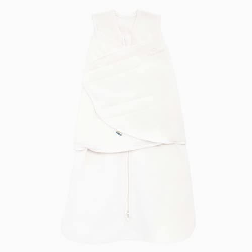 HALO SleepSack Micro-Fleece Swaddle, Cream, Small