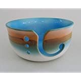 Handmade Cape Cod Yarn Bowl for Knittersby Award-Winning Artist Judith Stiles. Made USA. 7.5 inches Diam. x 3.5inches H