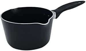 Milk Pan Tea Boiling Water Pan Coffee Pot Cookware Saucepan 13cm, 16cm, 18cm, 20cm, 22cm Kitchen King Milkpan (16cm)