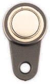 Magnetic Keyfob with DS1990A iButton - Gray
