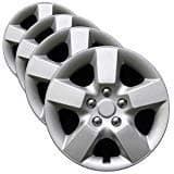 Premium Hubcap Set for Nissan Rogue 2008, 2009, 2010, 2011, 2012, 2013, 2014, 2015 - Replacement 16-inch Wheel Covers (4-Pack)