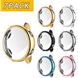 Landhoo Screen Protector for Samsung Galaxy Watch Active, Soft TPU Full Coverage Case, Electroplate Protective Cover Shell (7COLORS)