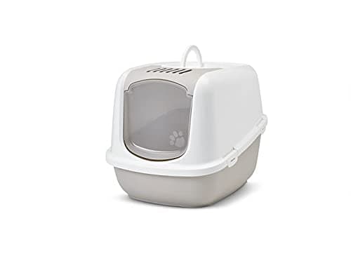 Savic Nestor Closed Cat Litter Box Jumbo - Mocha