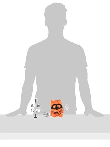 MerryMakers Dog Man's Cat Kid, 6.5-Inch, Based on Dav Pilkey's bestselling Dog Man Series, Orange