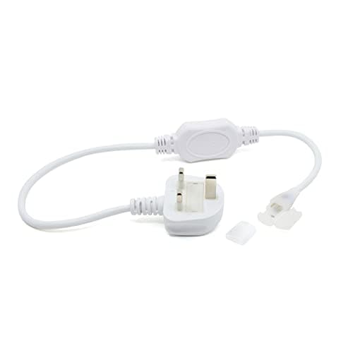 Standard UK Plug Set for AC 220V LED COB Strip Lights